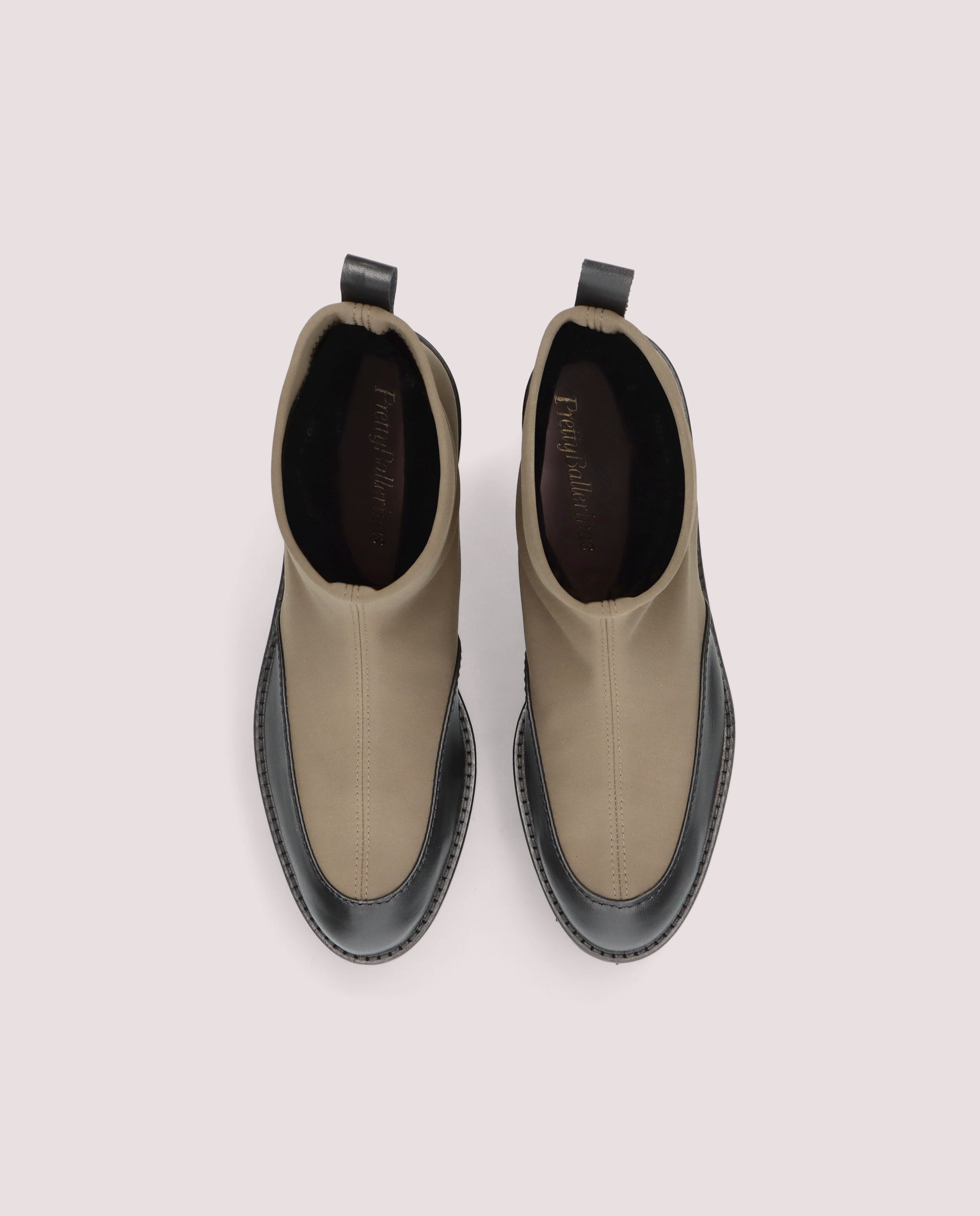 Bette Green Woven Ankle Boots