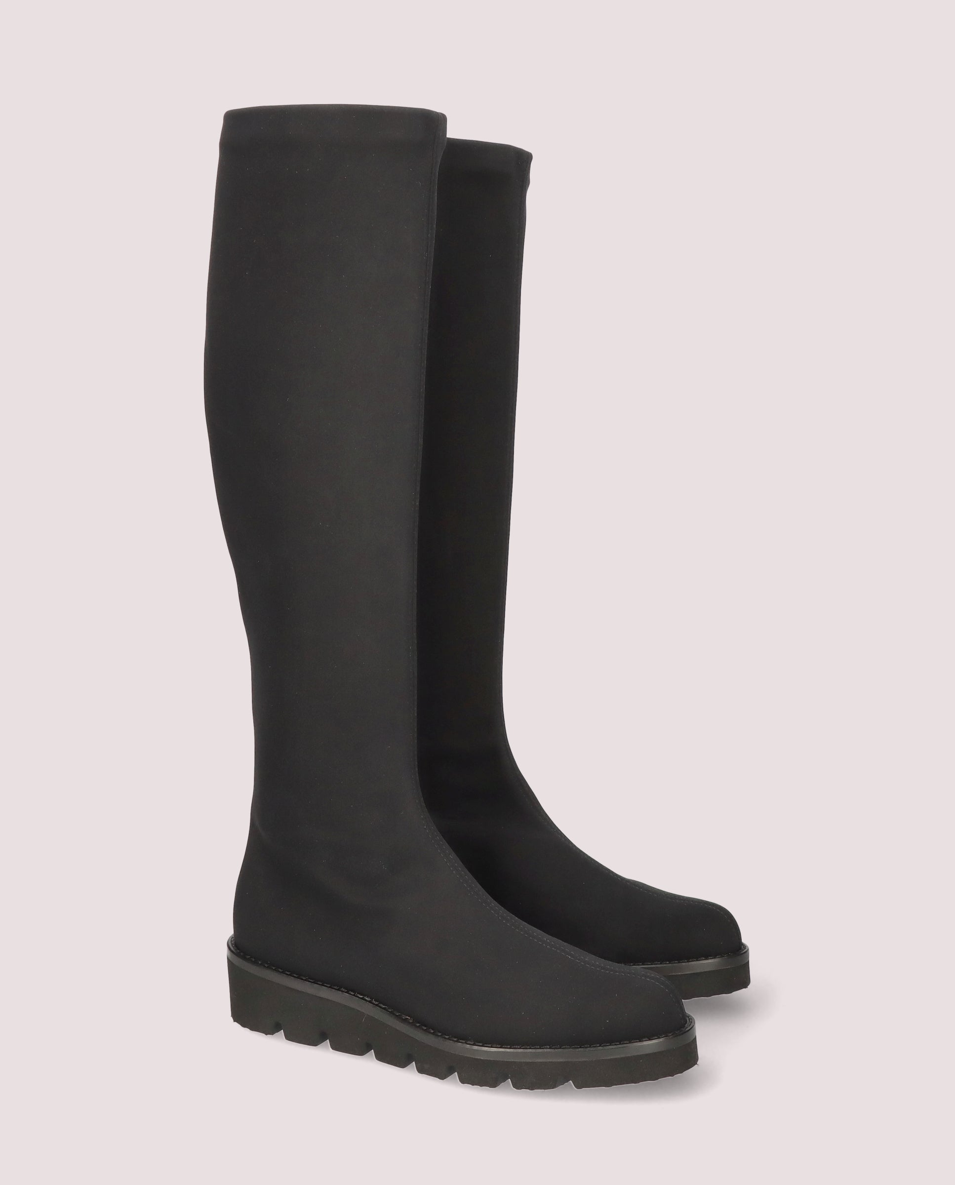 Bette Black Woven Boots