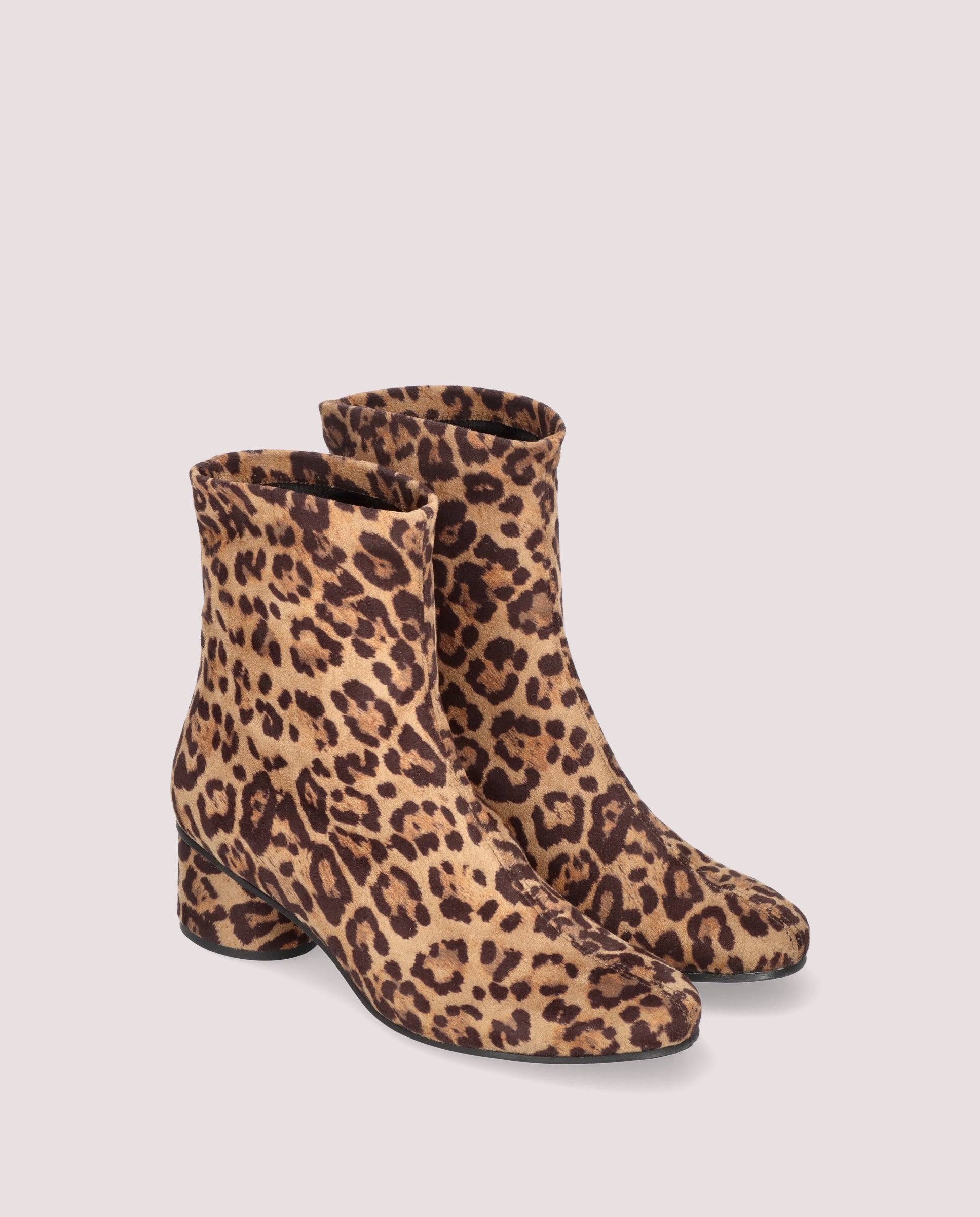 Jendayi Beige Woven Ankle Boots