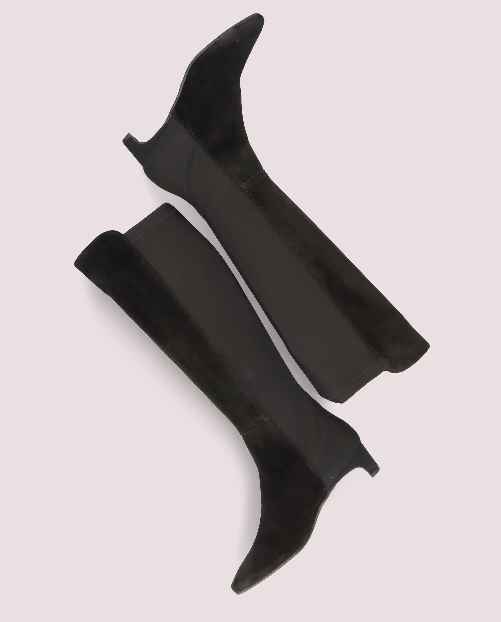 Greta Brown Suede Boots