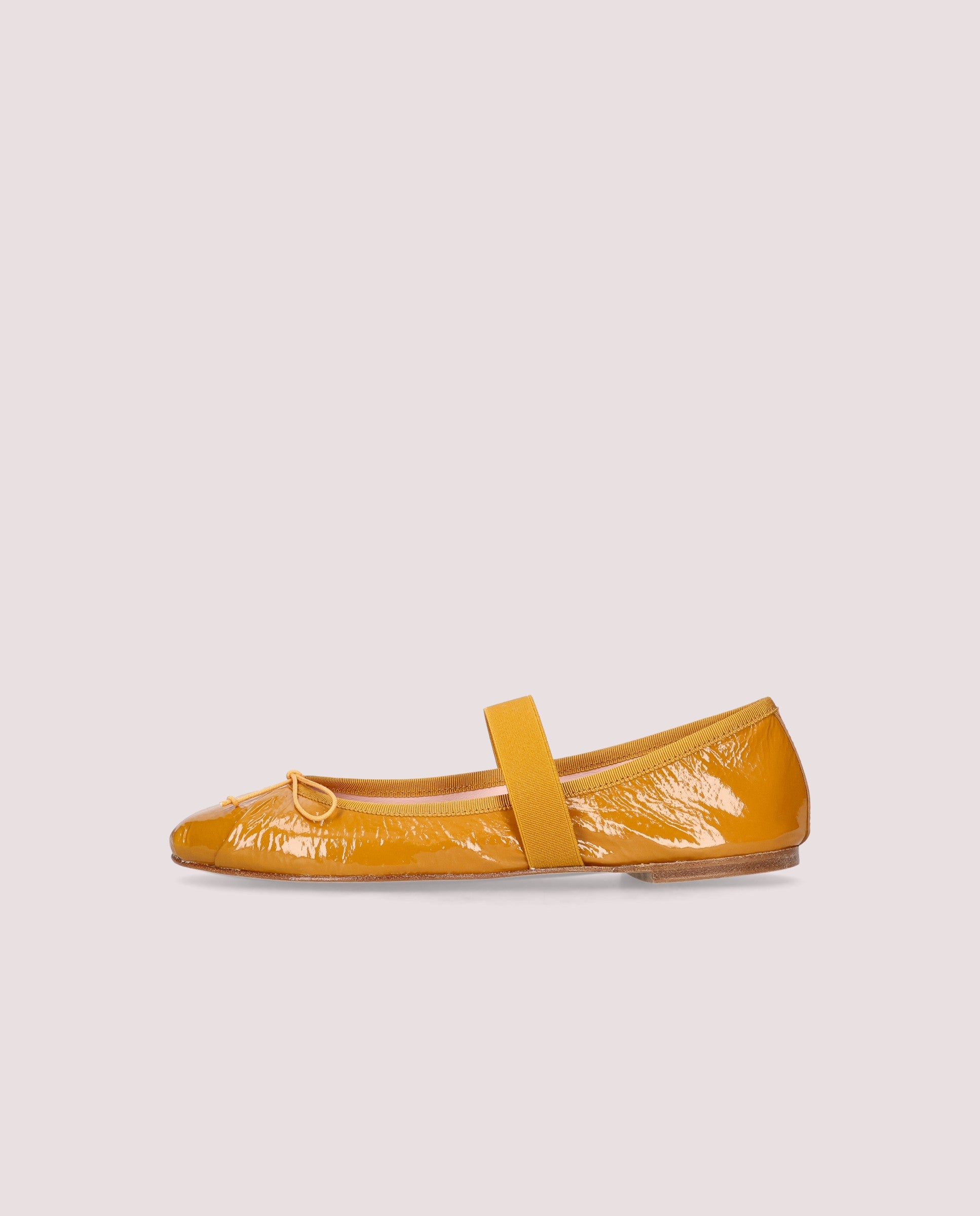 Nicole Yellow Skin Ballerinas