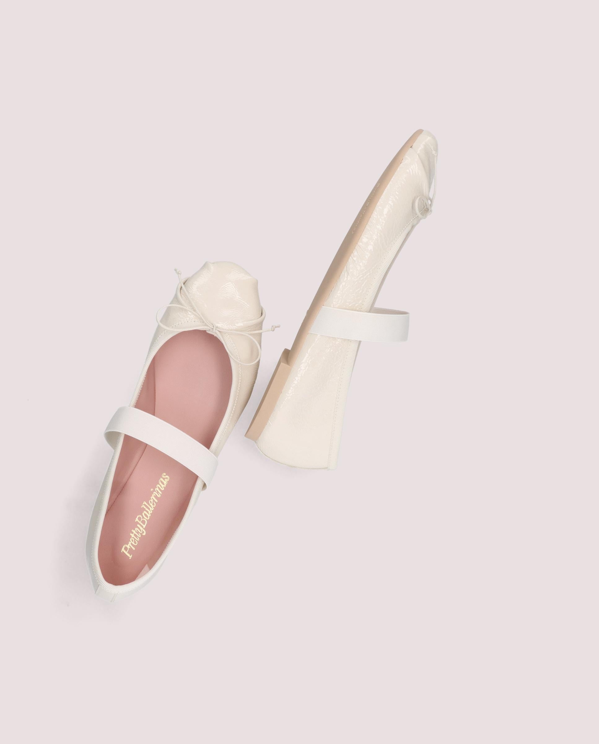 Nicole Blancos Patent Leather Ballet Flats