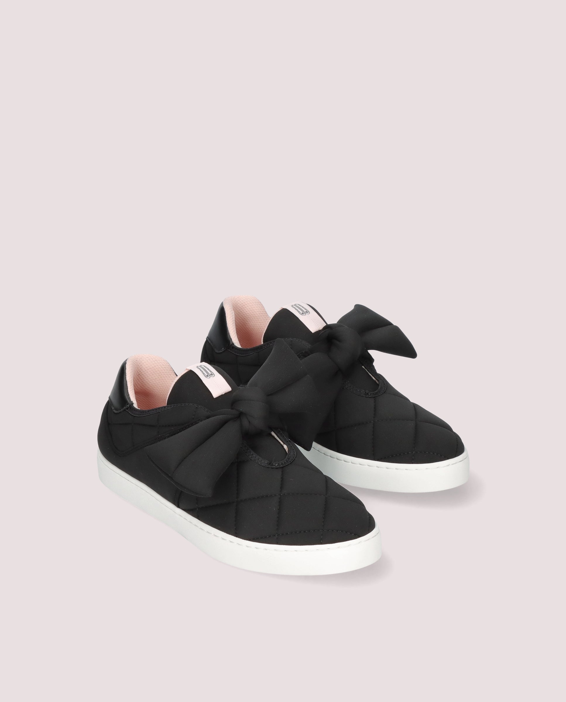 Cordelia Black Woven Sneakers