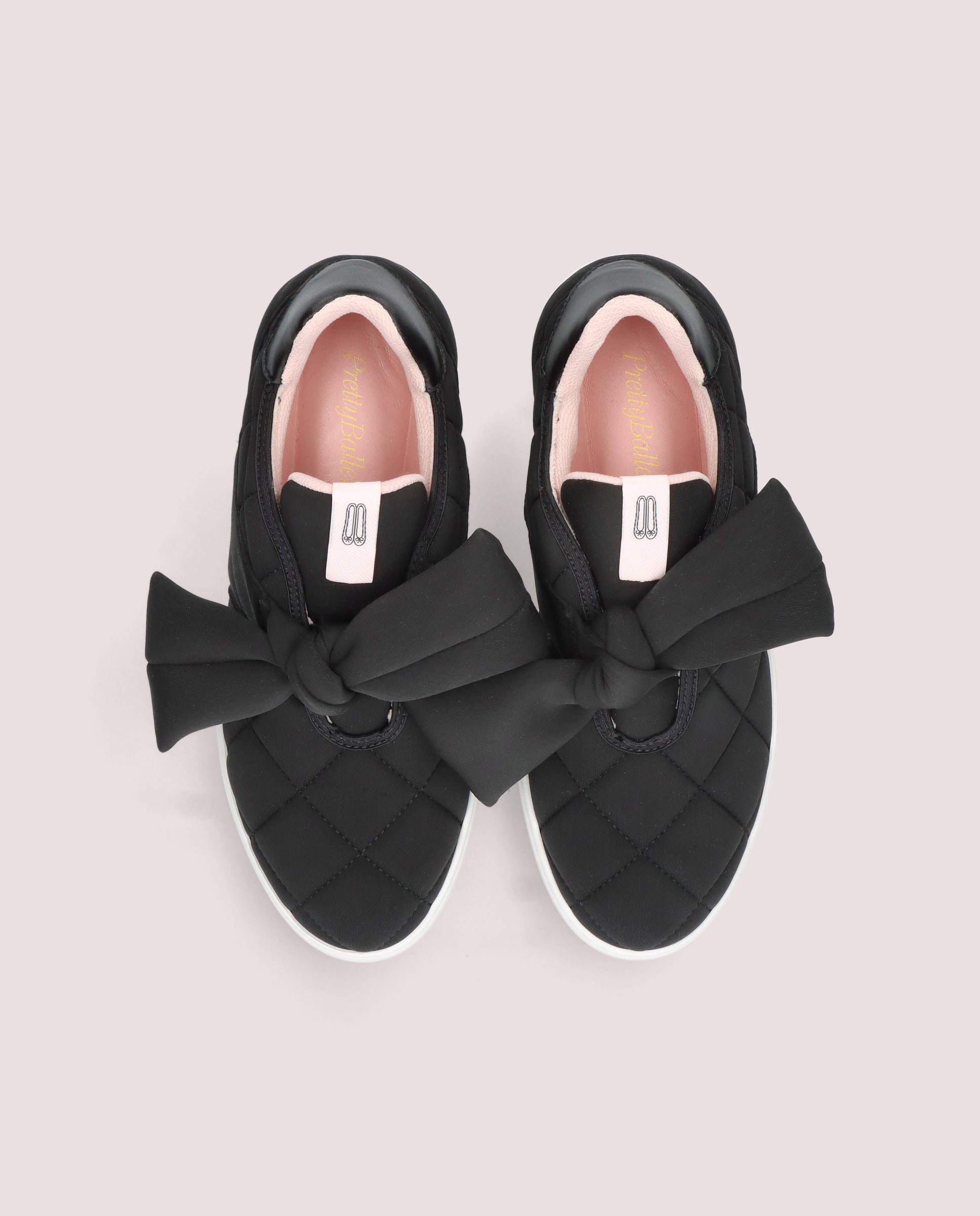 Cordelia Black Woven Sneakers