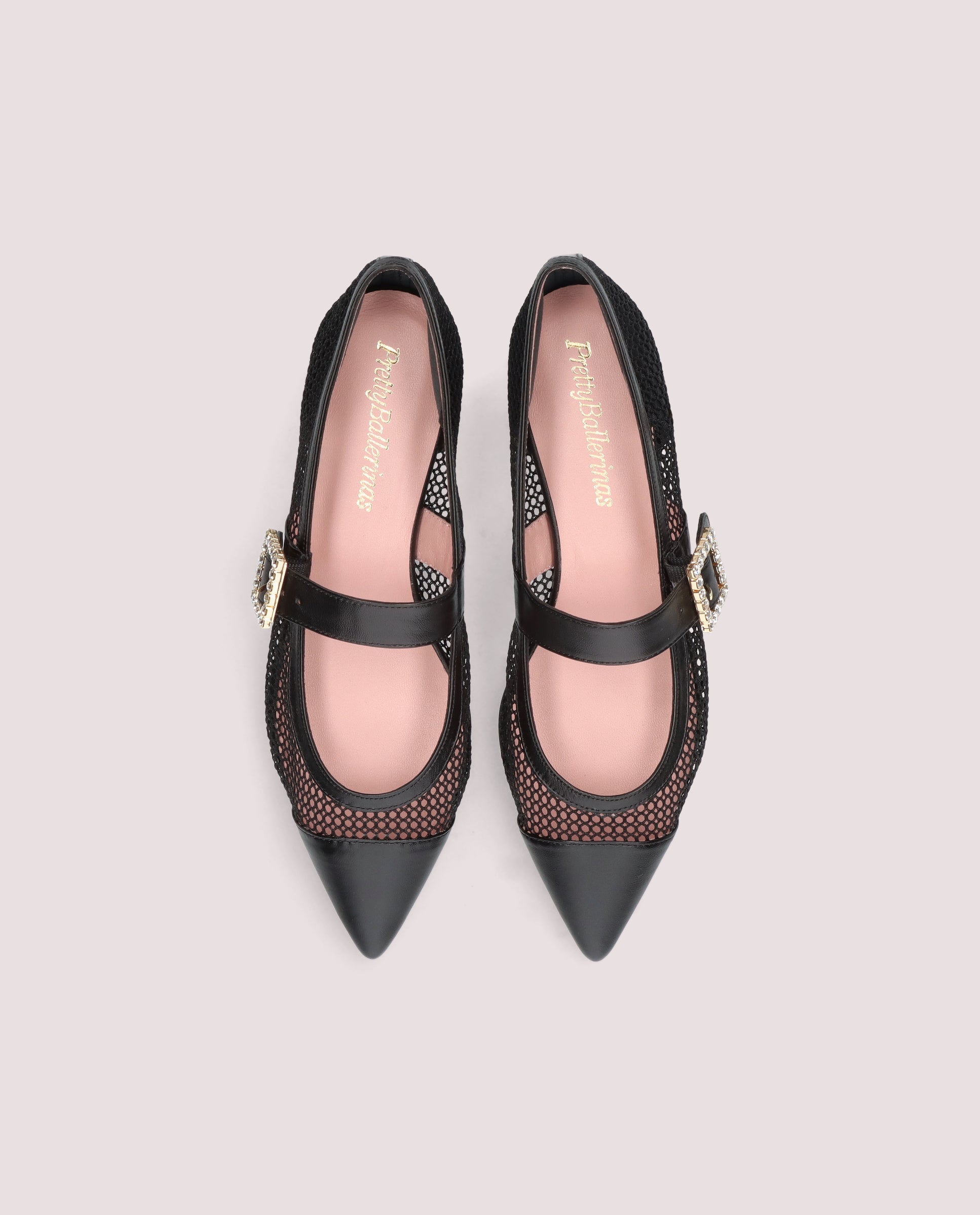 Ella Negros Red Ballerinas