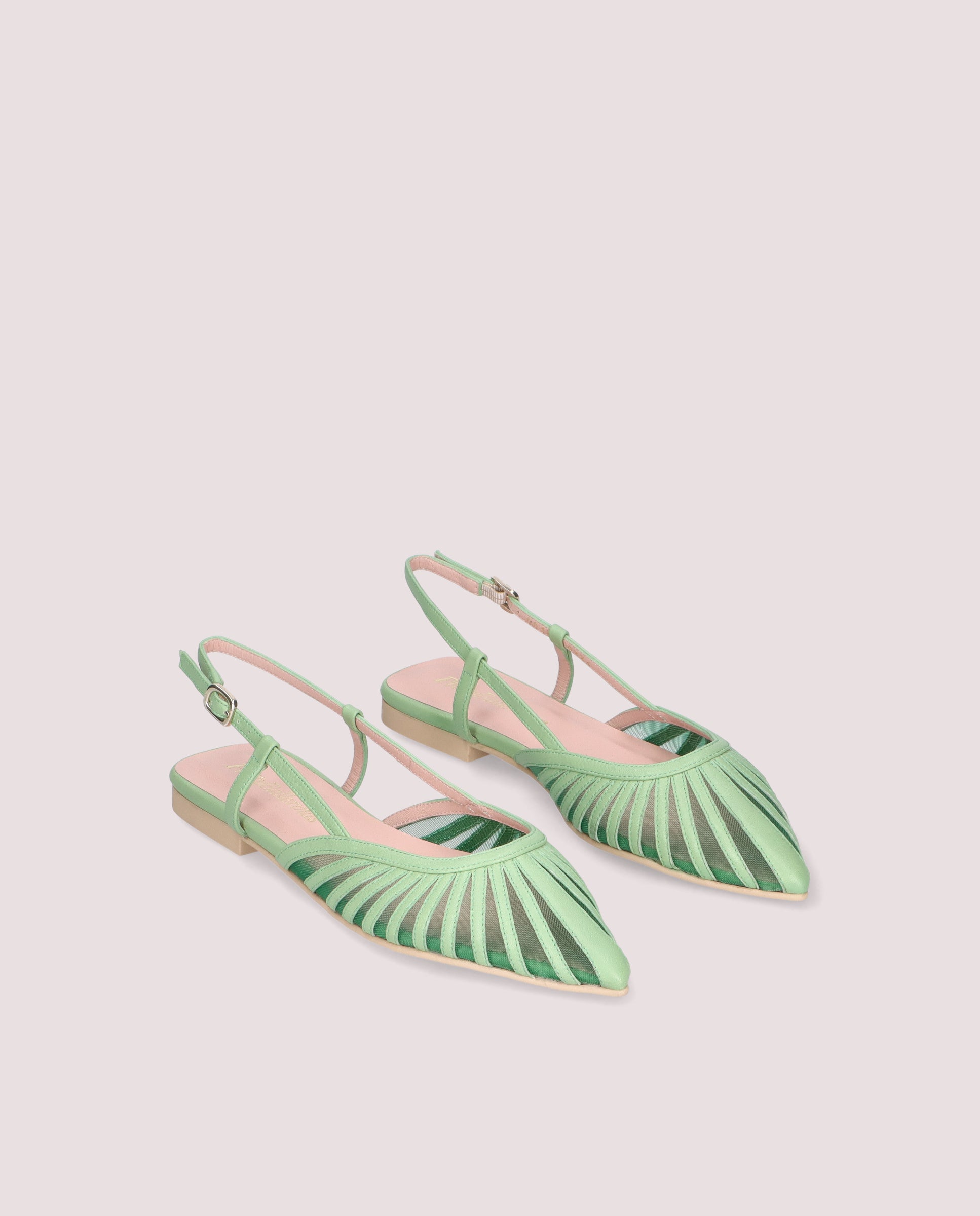 Yvette Verdes Red Ballerinas