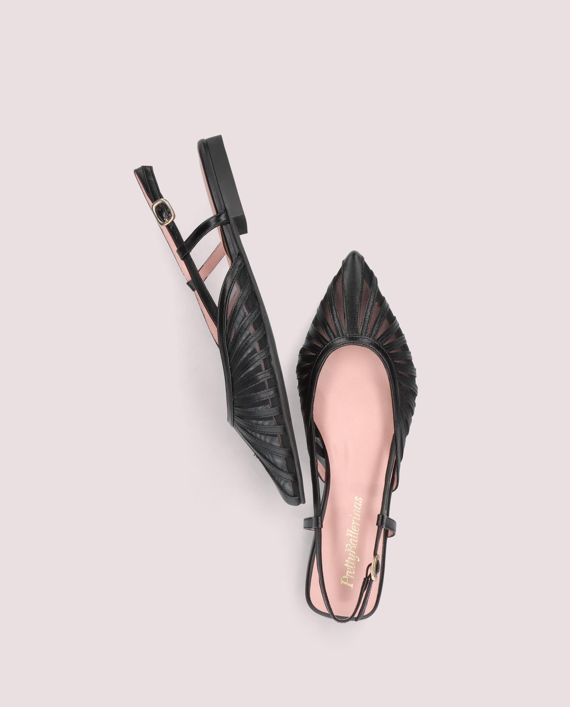 Yvette Negros Red Ballerinas