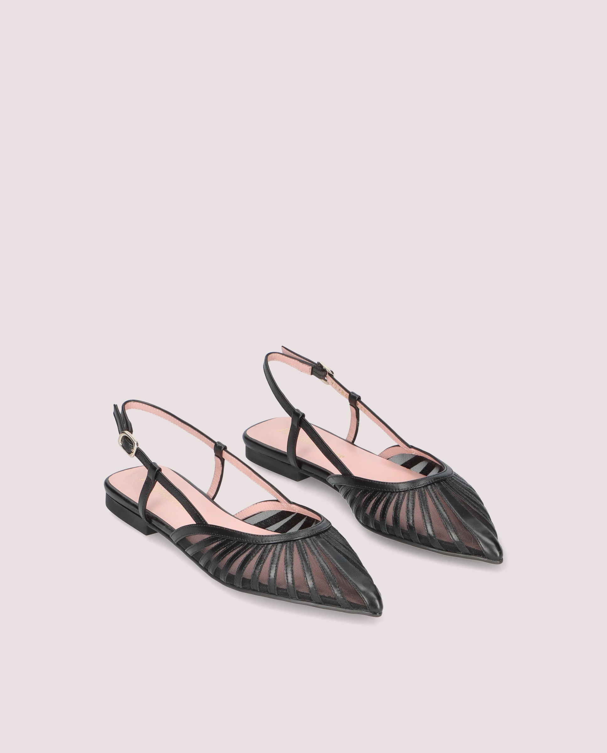 Yvette Negros Red Ballerinas