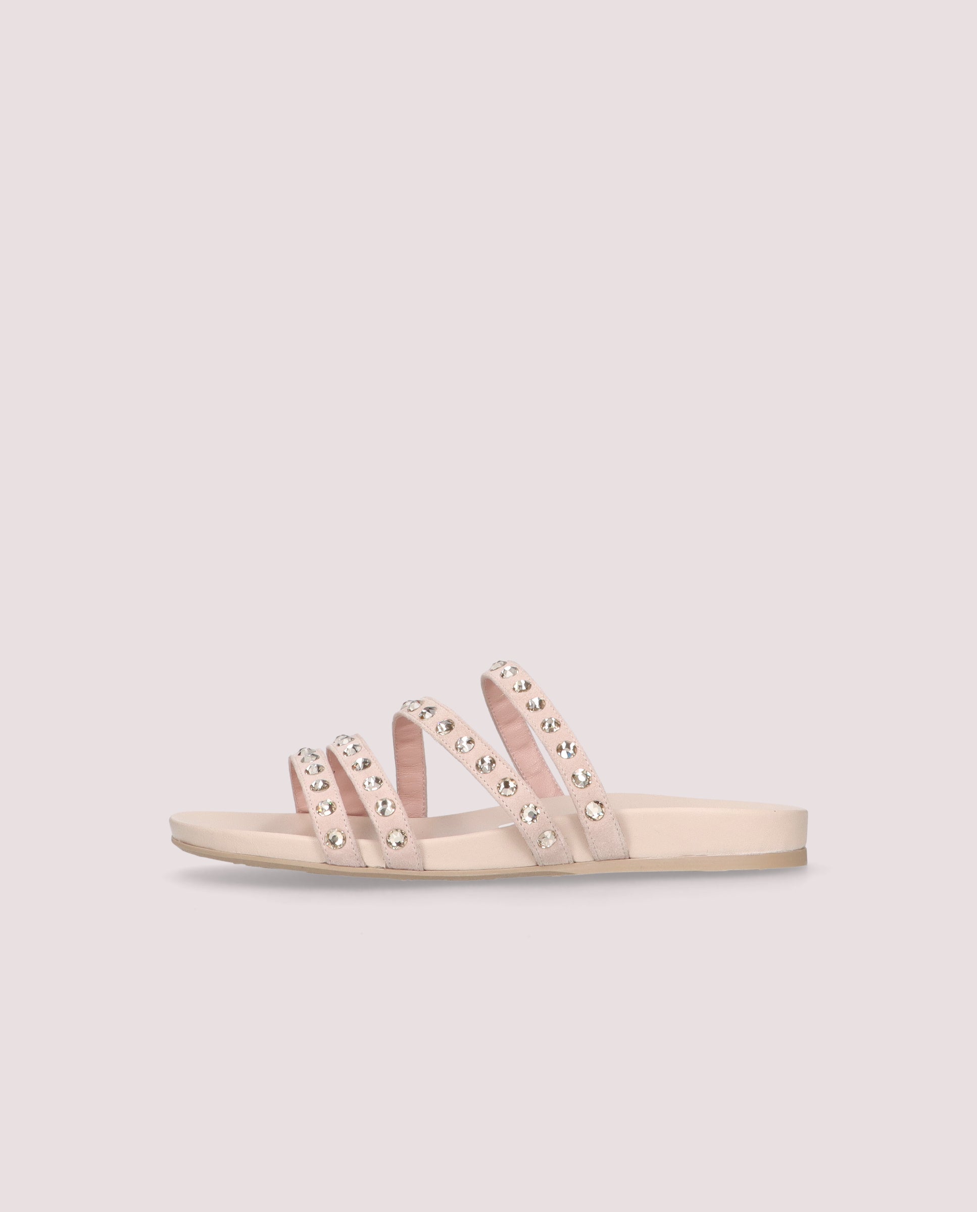Pink Suede Ivy Sandals