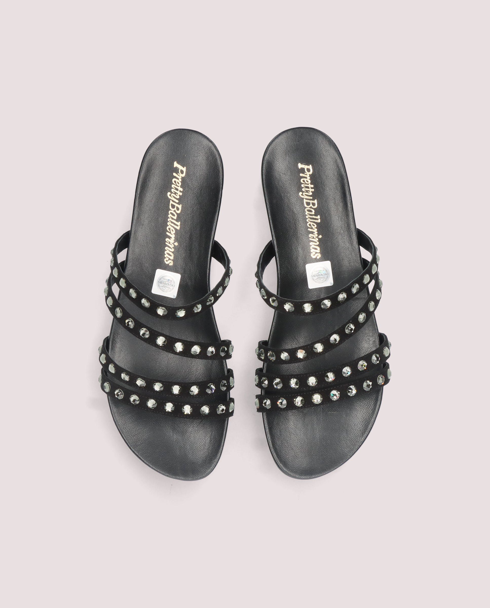 Black Suede Ivy Sandals