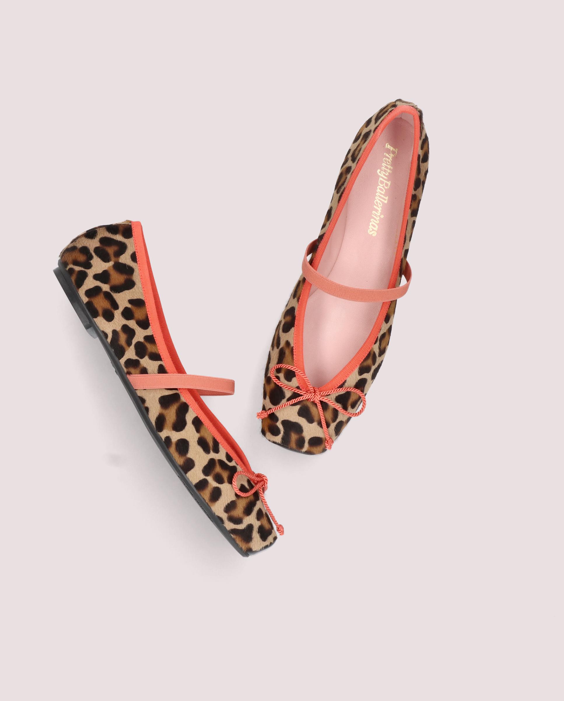 Kristen Beige Poni Ballerinas