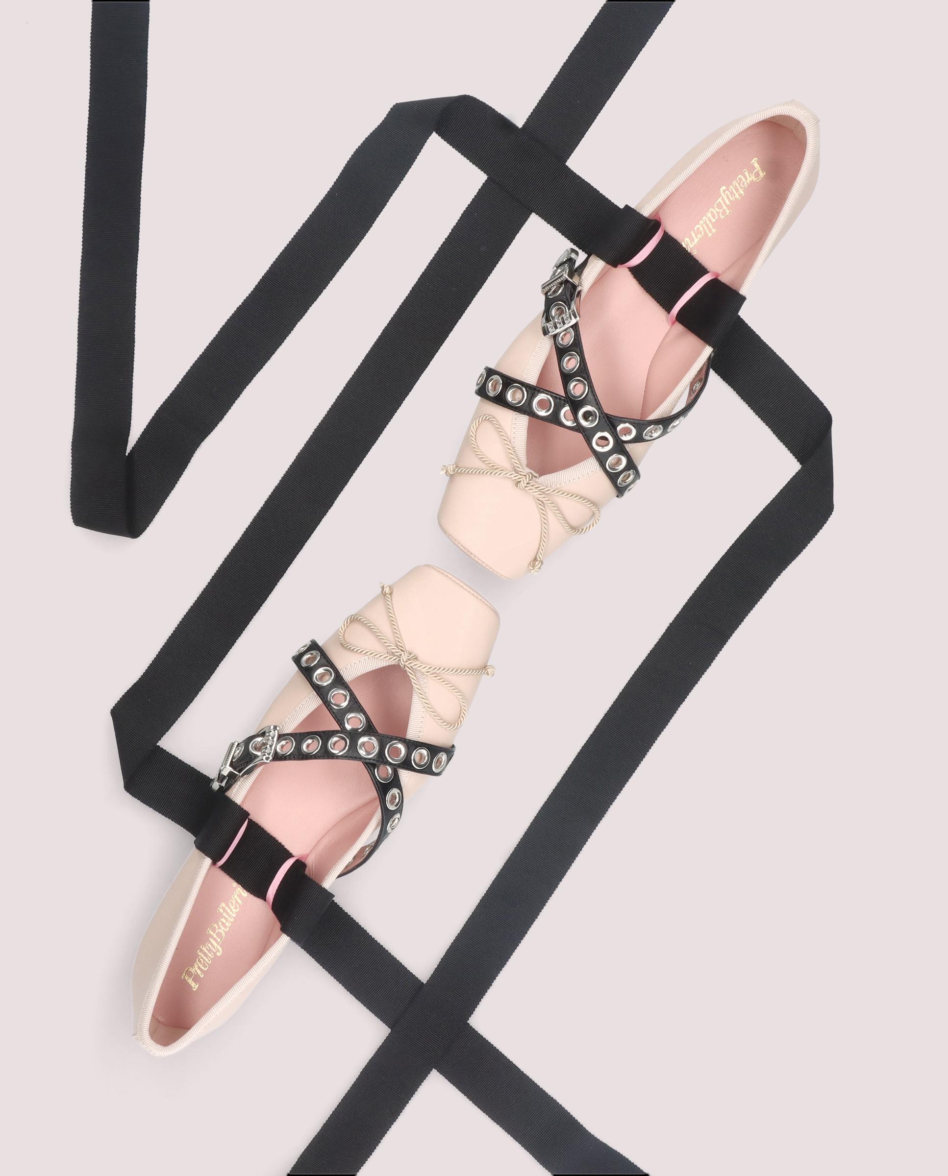 Kristen Rosas Leather Ballerinas