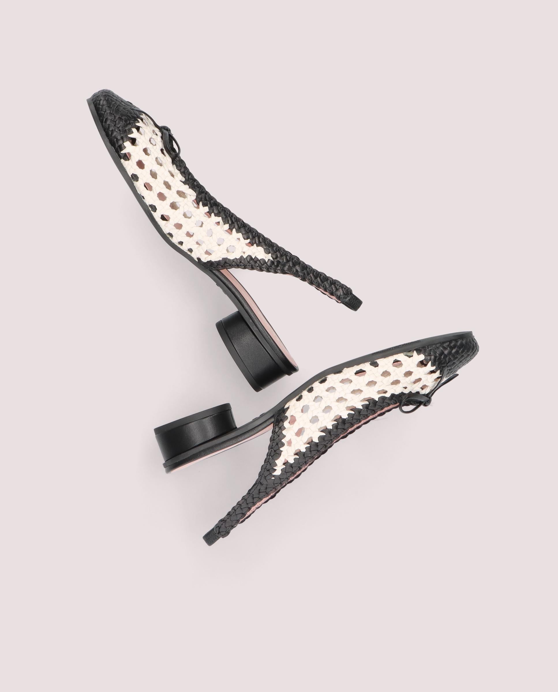 Odette Black Leather Salon