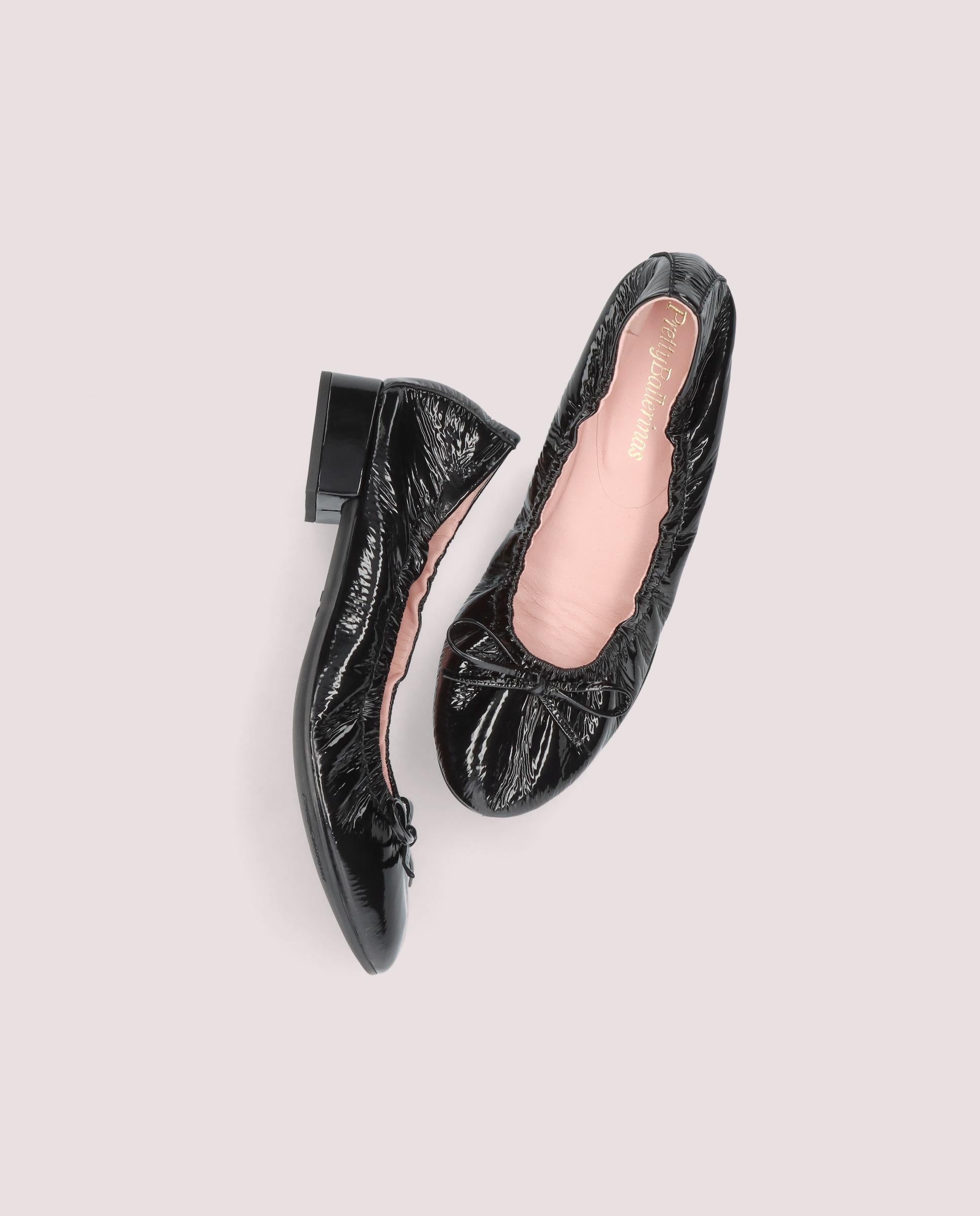 Gretschen Black Patent Leather Salon