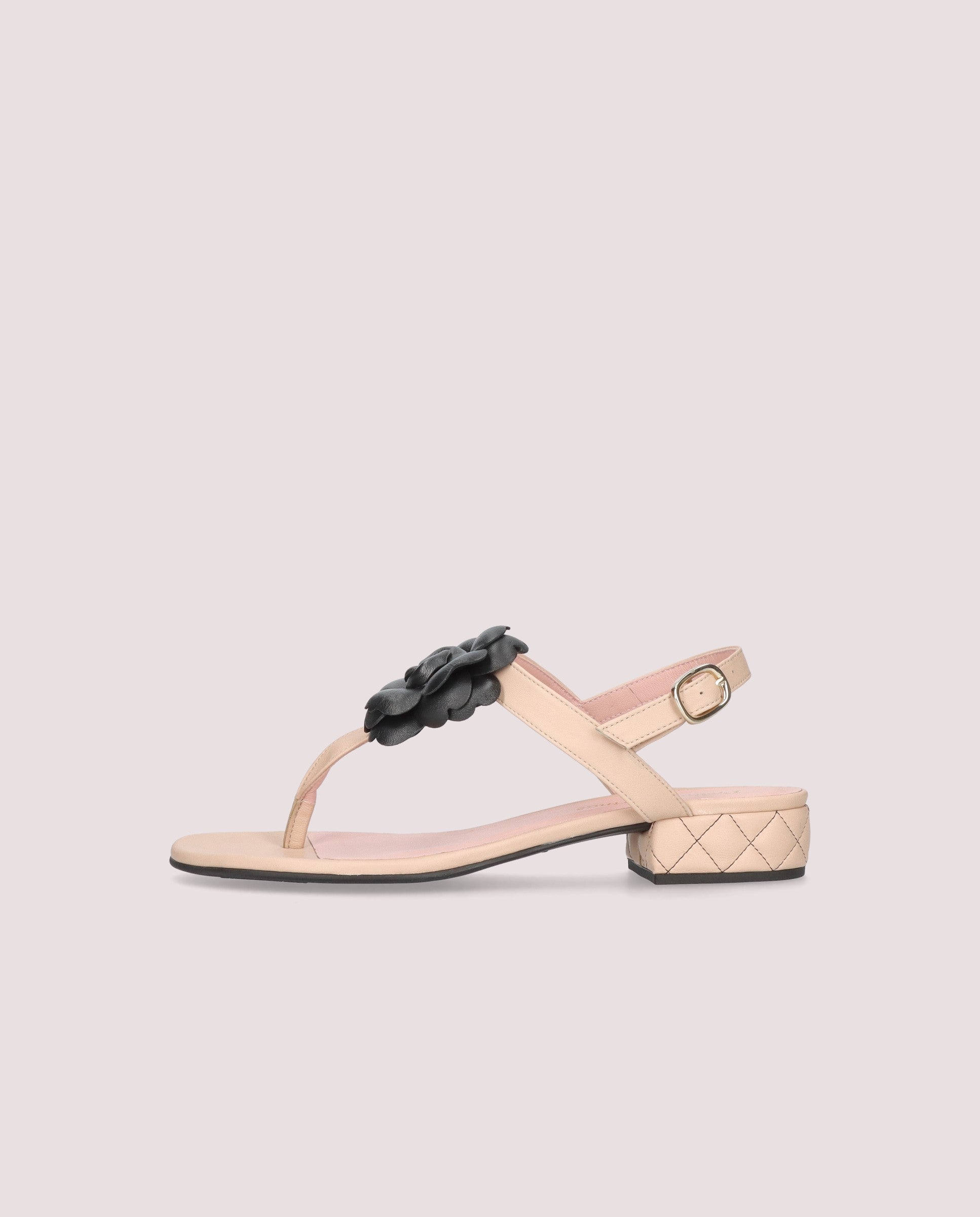 Lulu Beige Leather Sandals