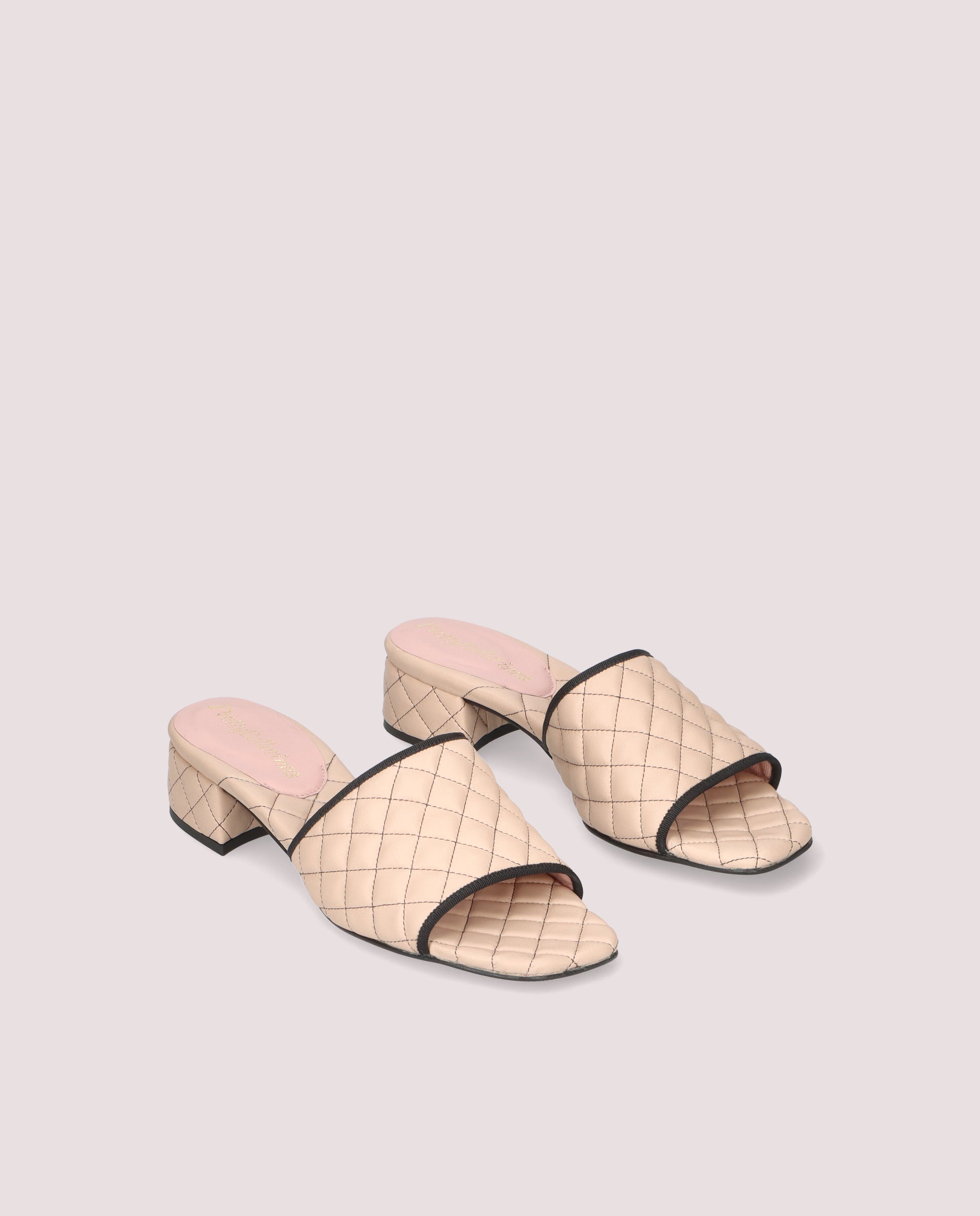 Cannes Beige Leather Sandals
