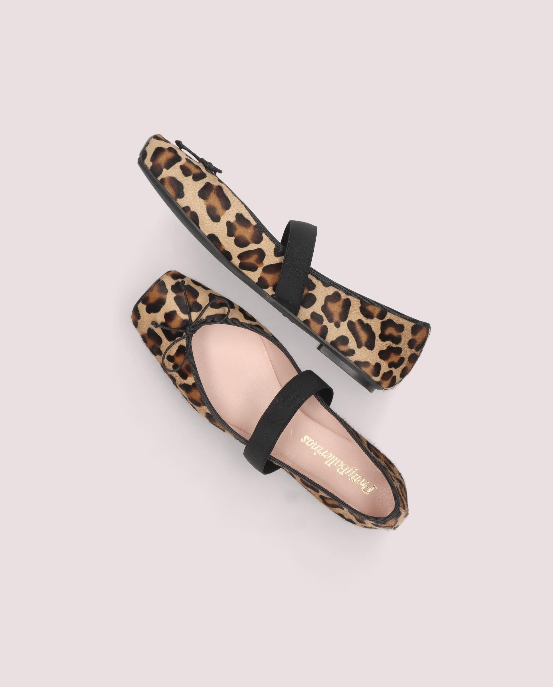 Kristen Animal Print Pony Ballet Flats