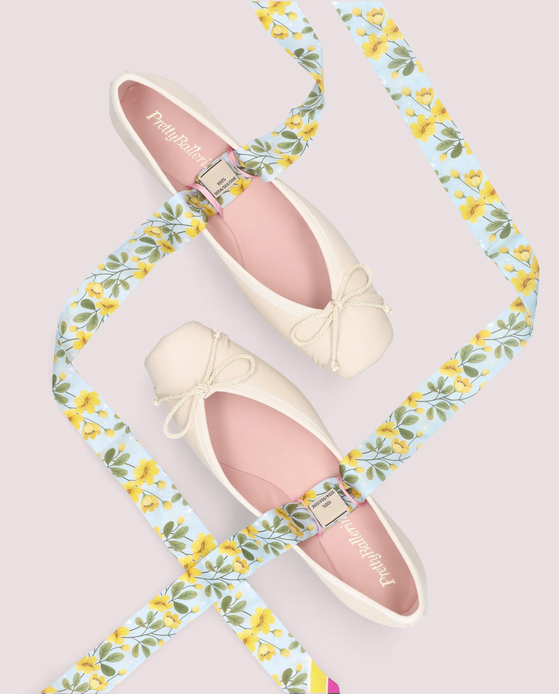 Kristen Blancos Leather Ballerinas