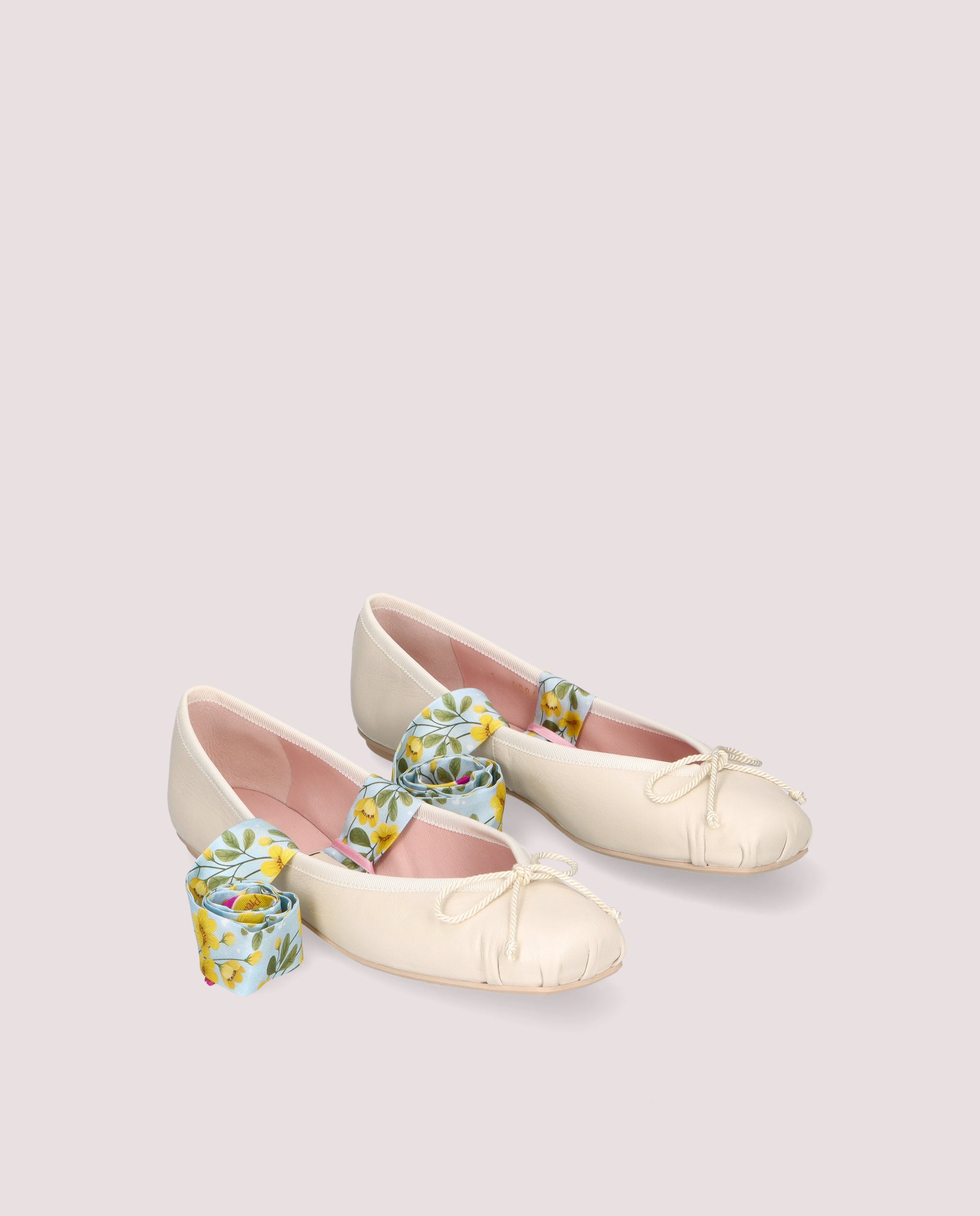 Kristen Blancos Leather Ballerinas