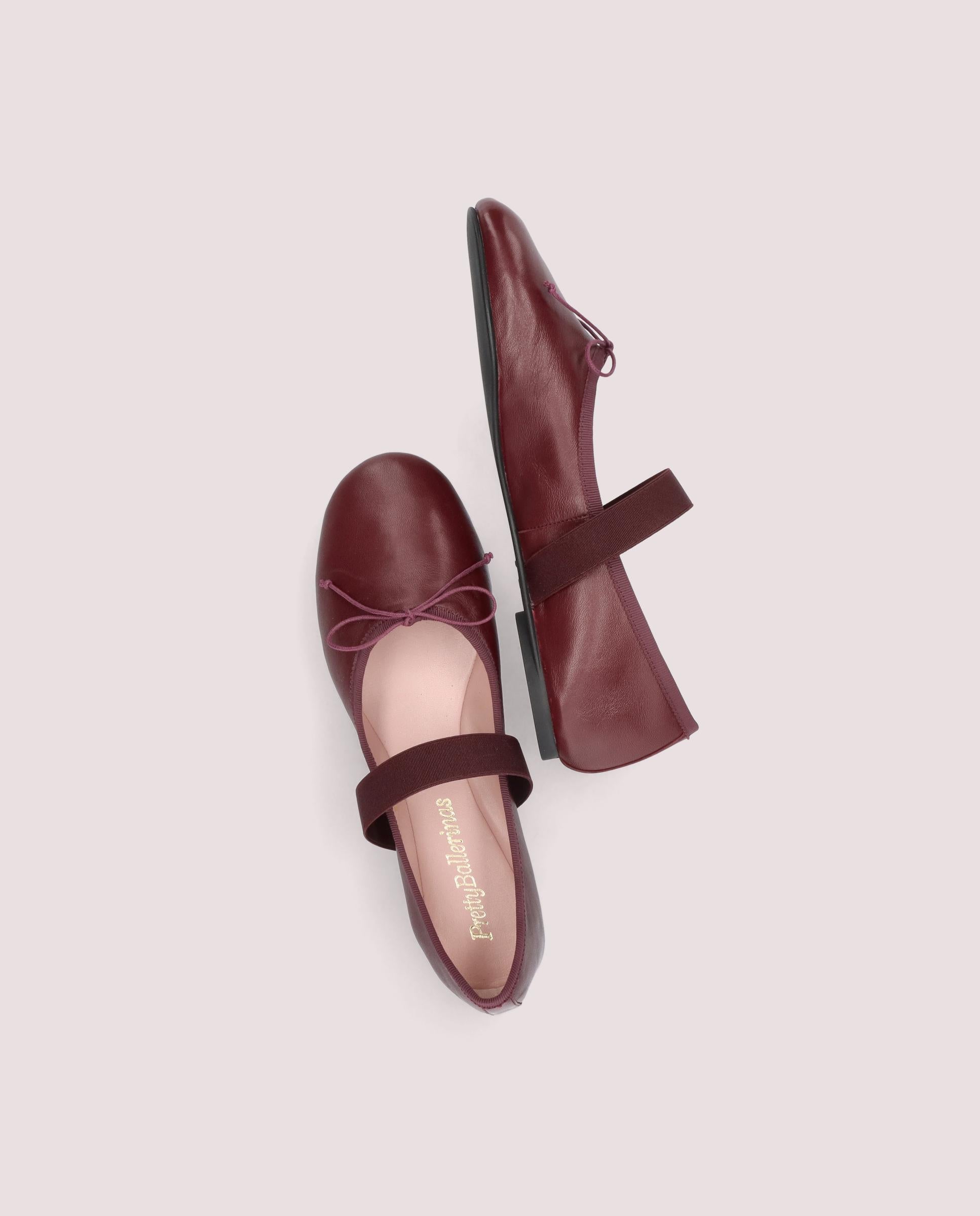 Lea Brown Leather Ballet Flats