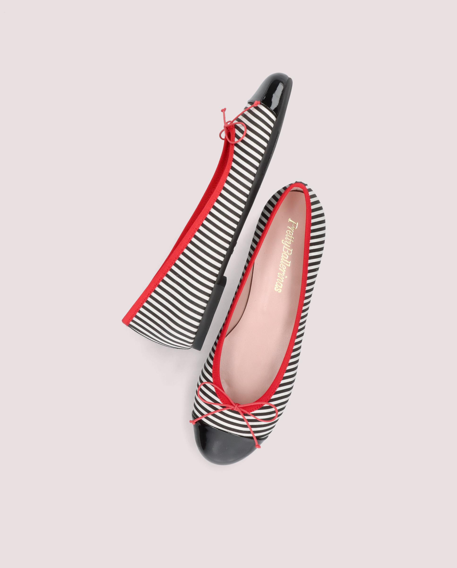 Nicole Black Fabric Ballerinas