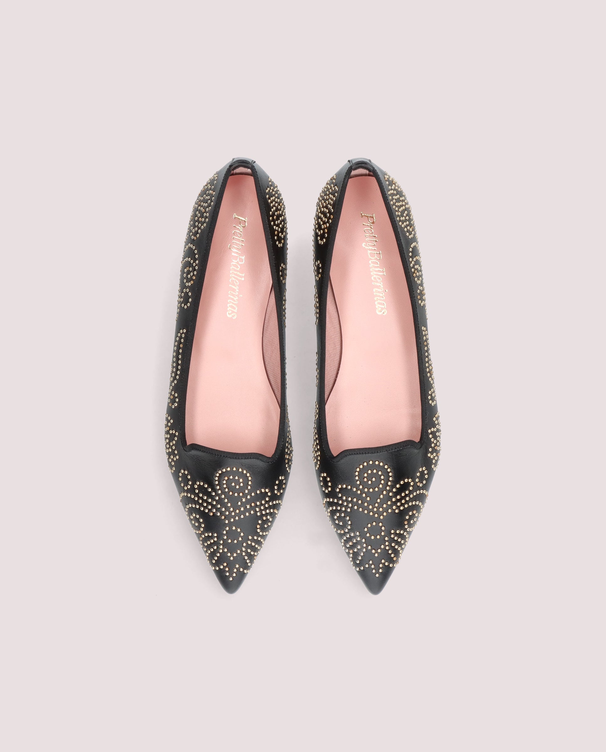 Black Leather Ella Loafers