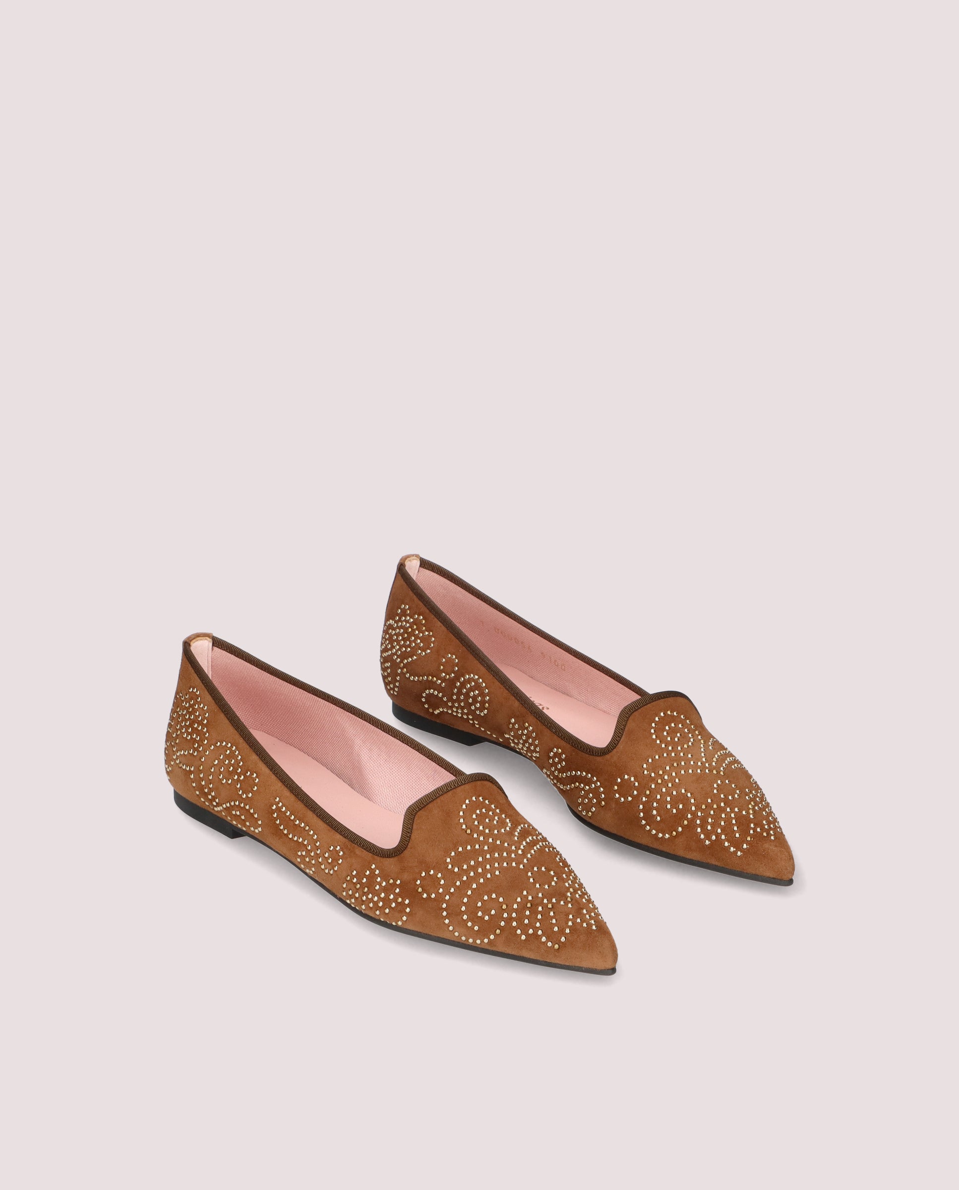 Brown Suede Ella Loafers