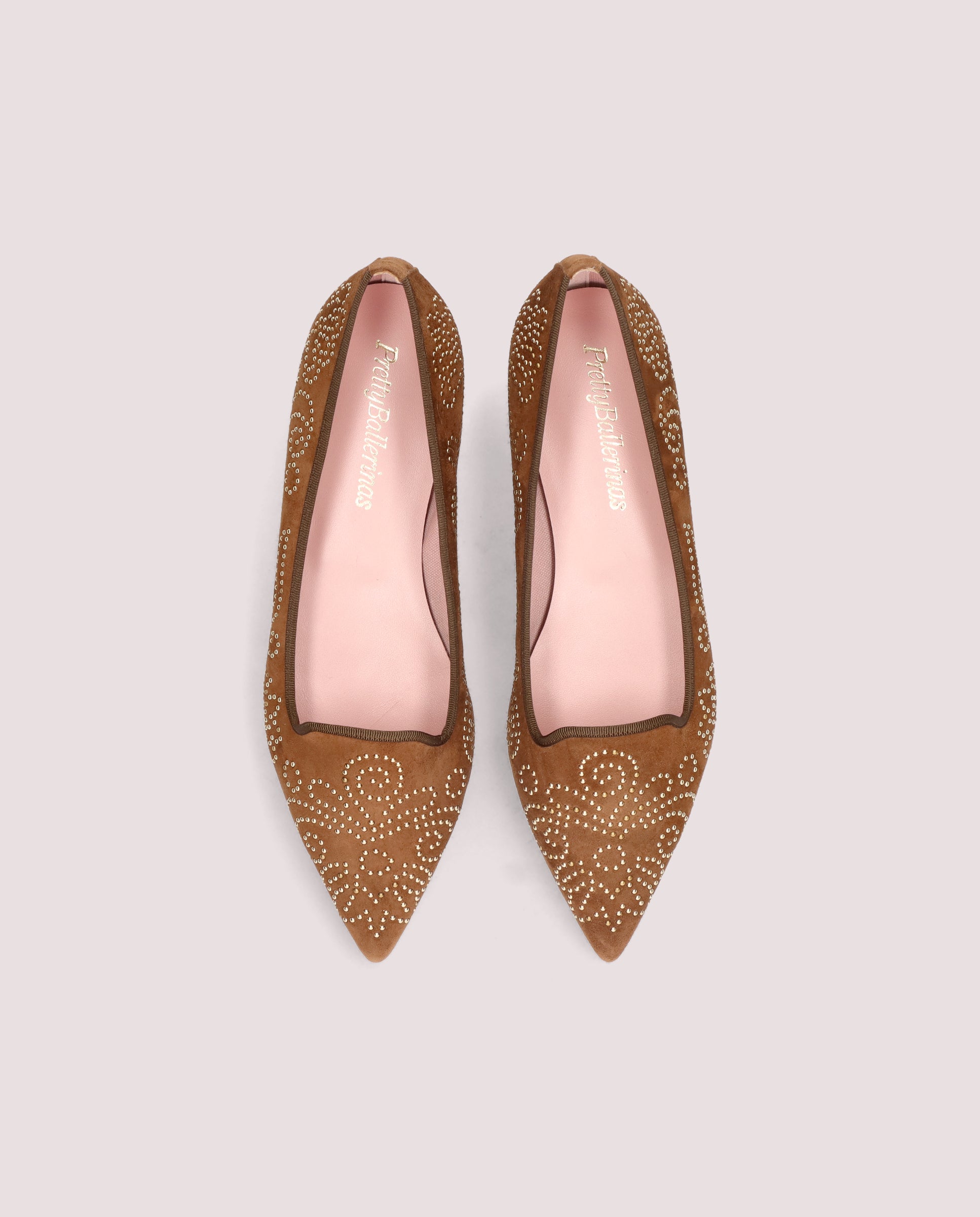 Brown Suede Ella Loafers