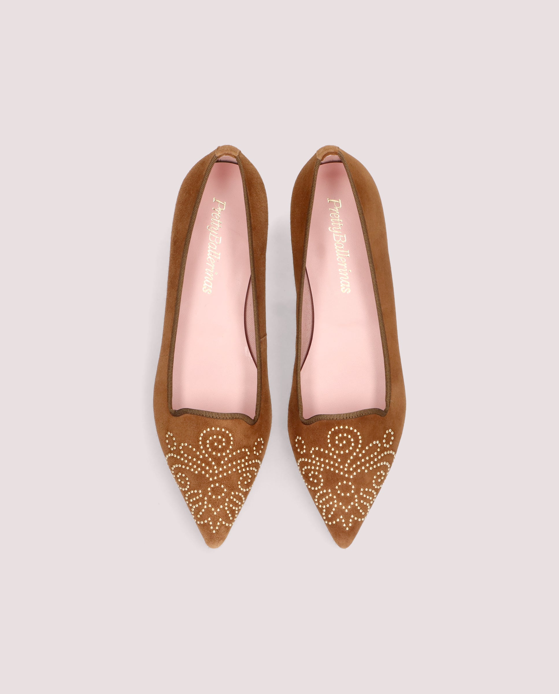 Brown Suede Ella Loafers