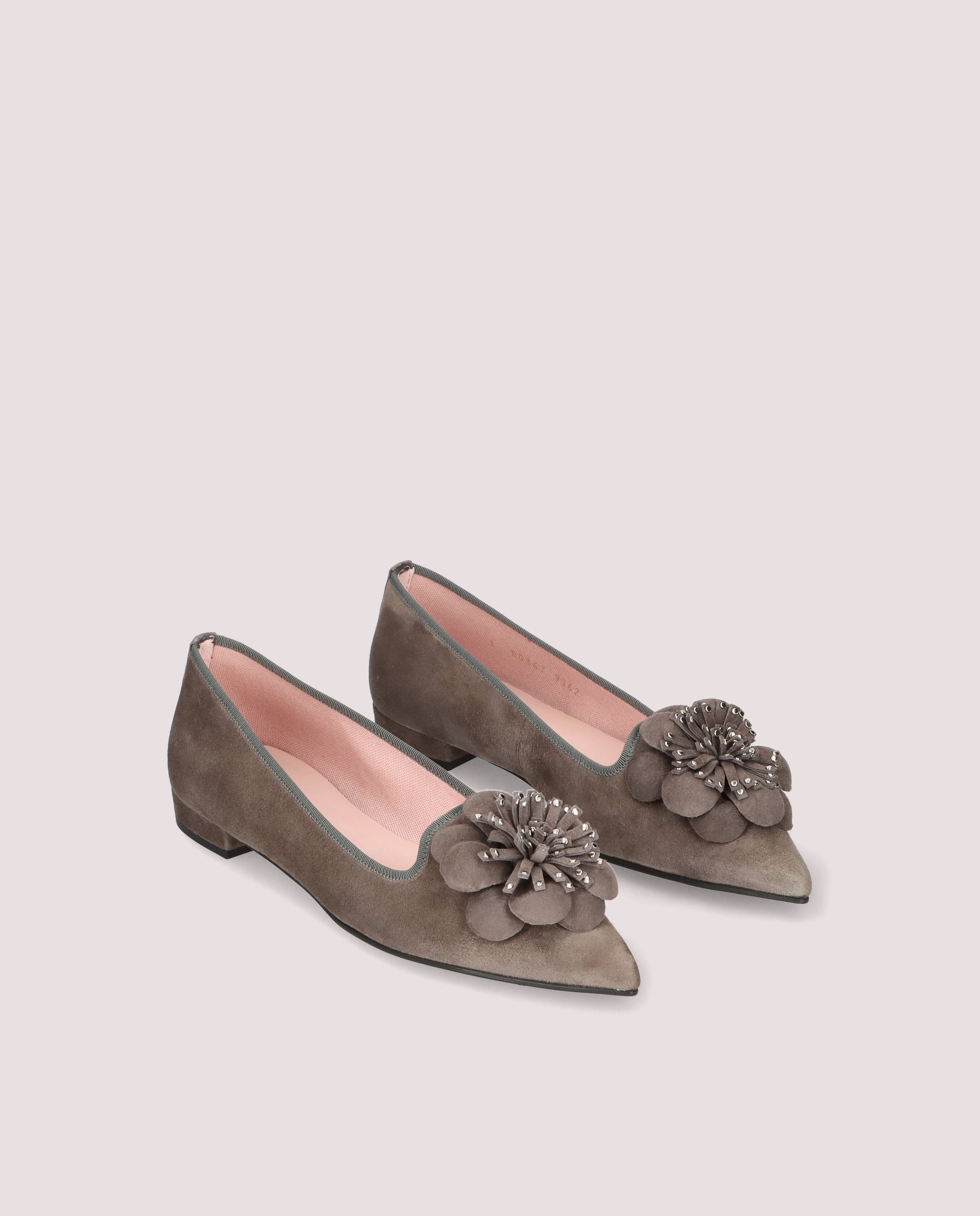 Suede Gray Clementine Loafers
