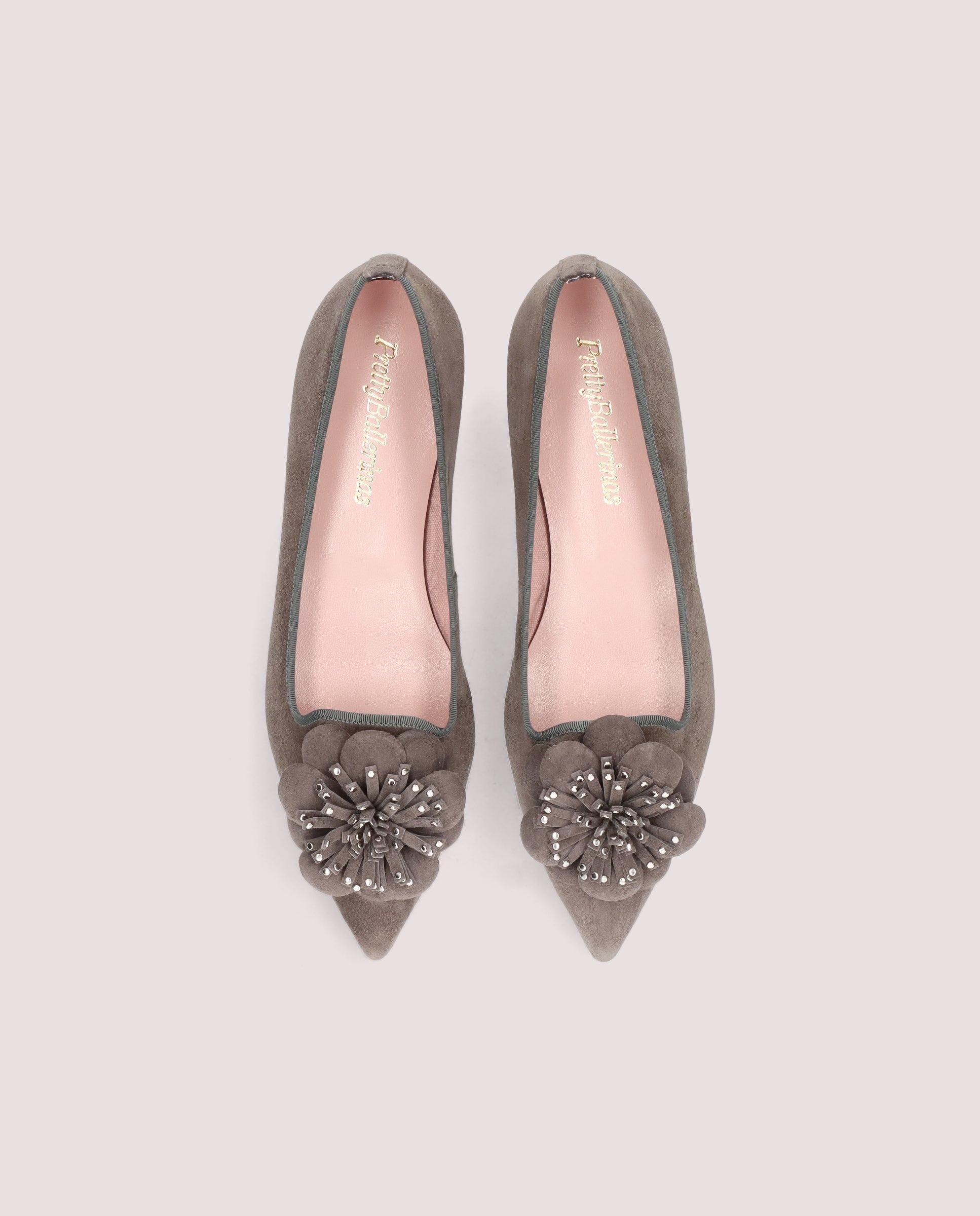 Suede Gray Clementine Loafers