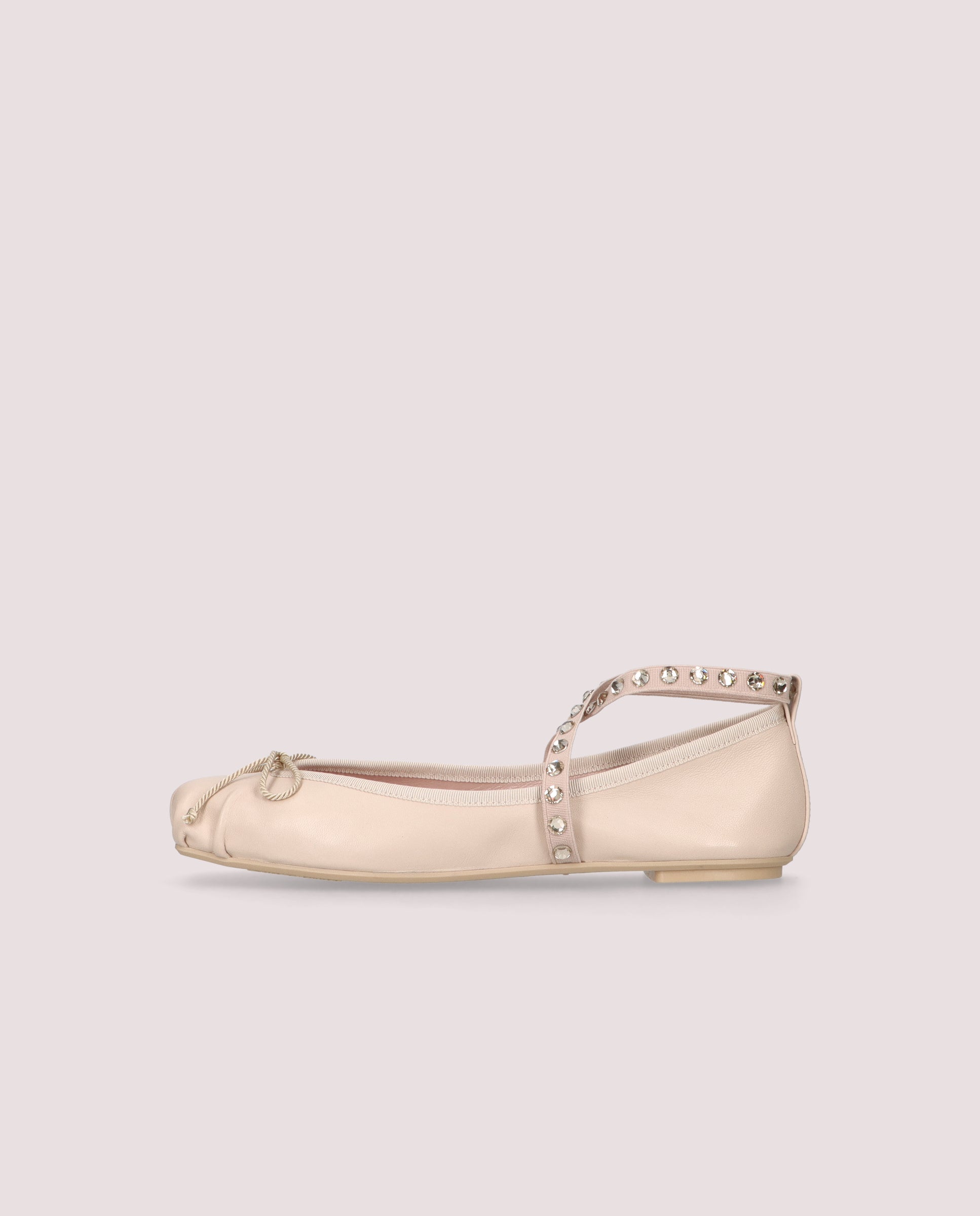 Kristen Rosas Leather Ballet Flats