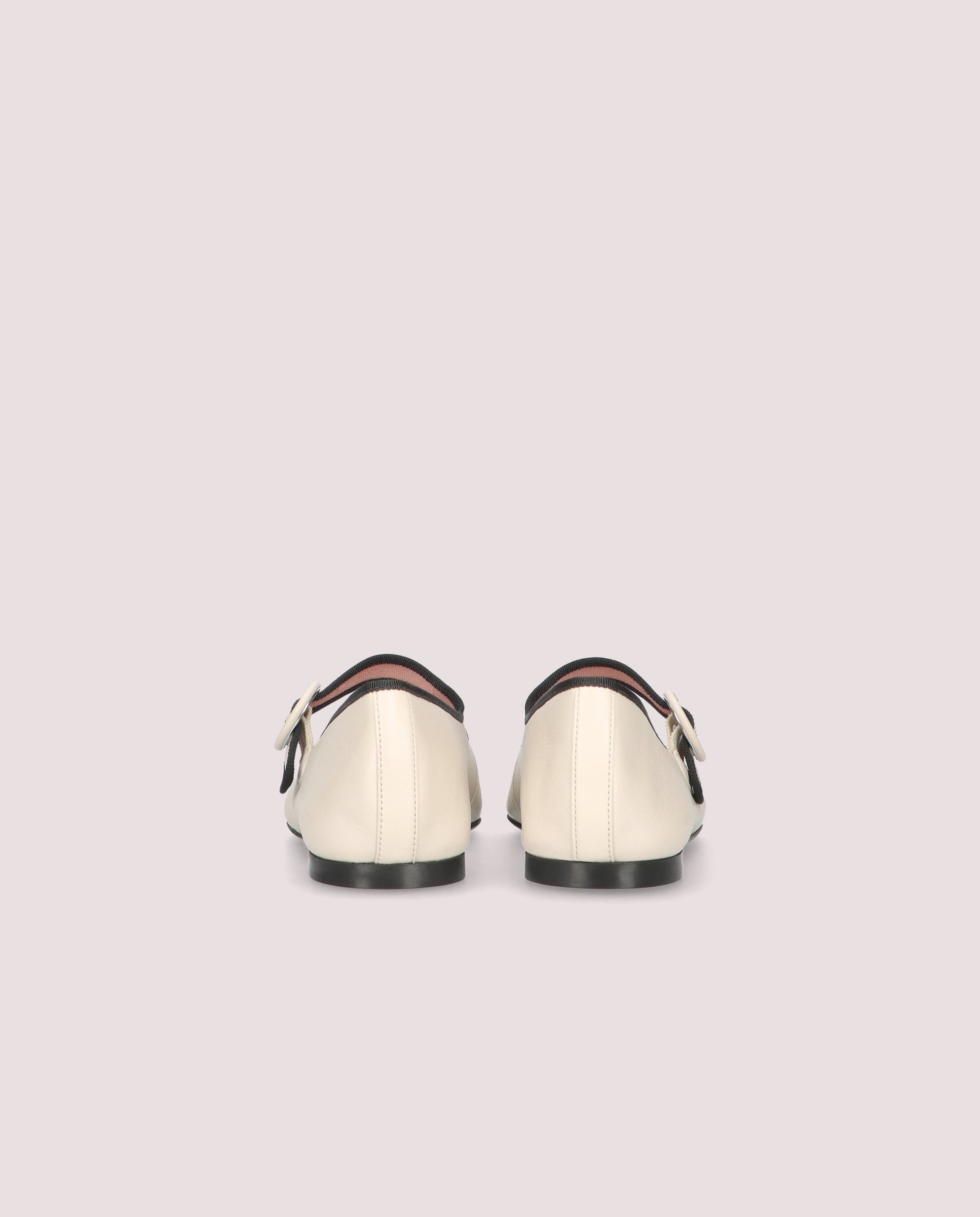Camille Blancos Leather Ballerinas