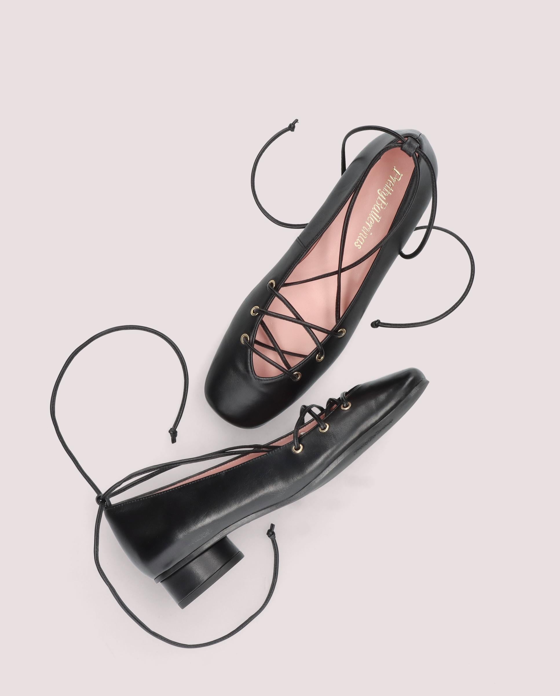 Odette Black Leather Salon