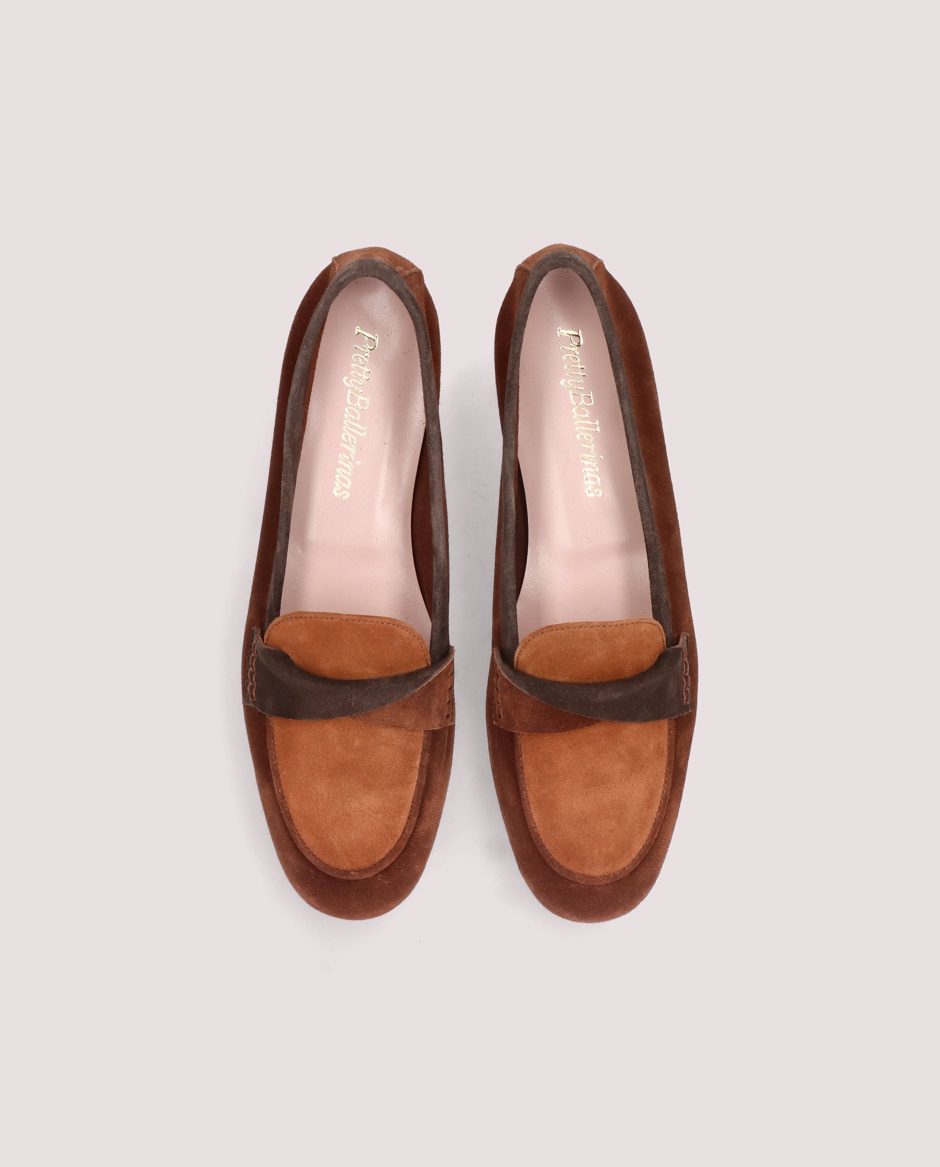 Faye Brown Suede Loafers