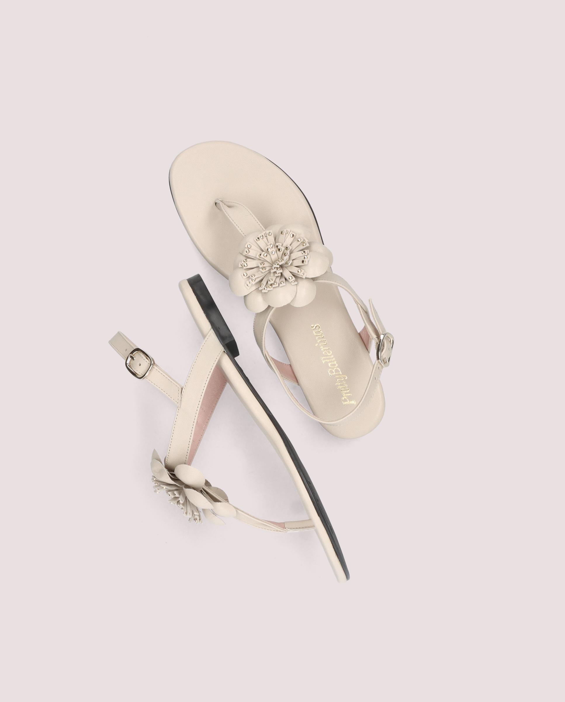Sandalias Judy Blancos Piel