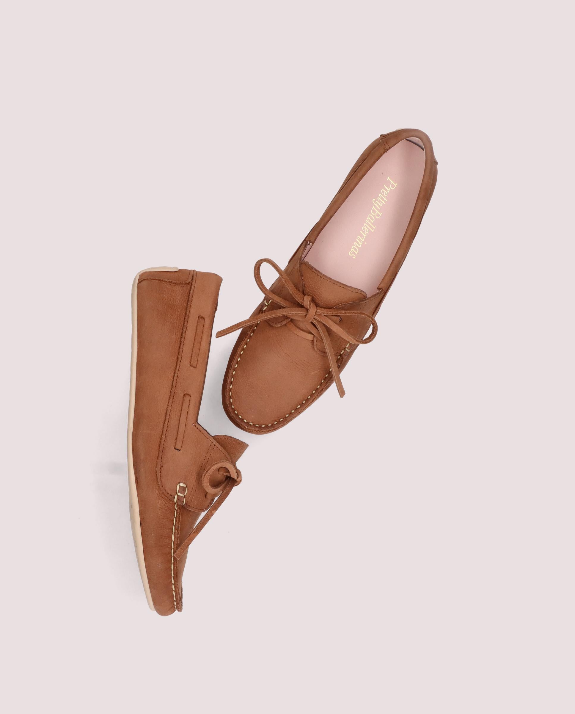 Mocasines Josephine Marrones Piel
