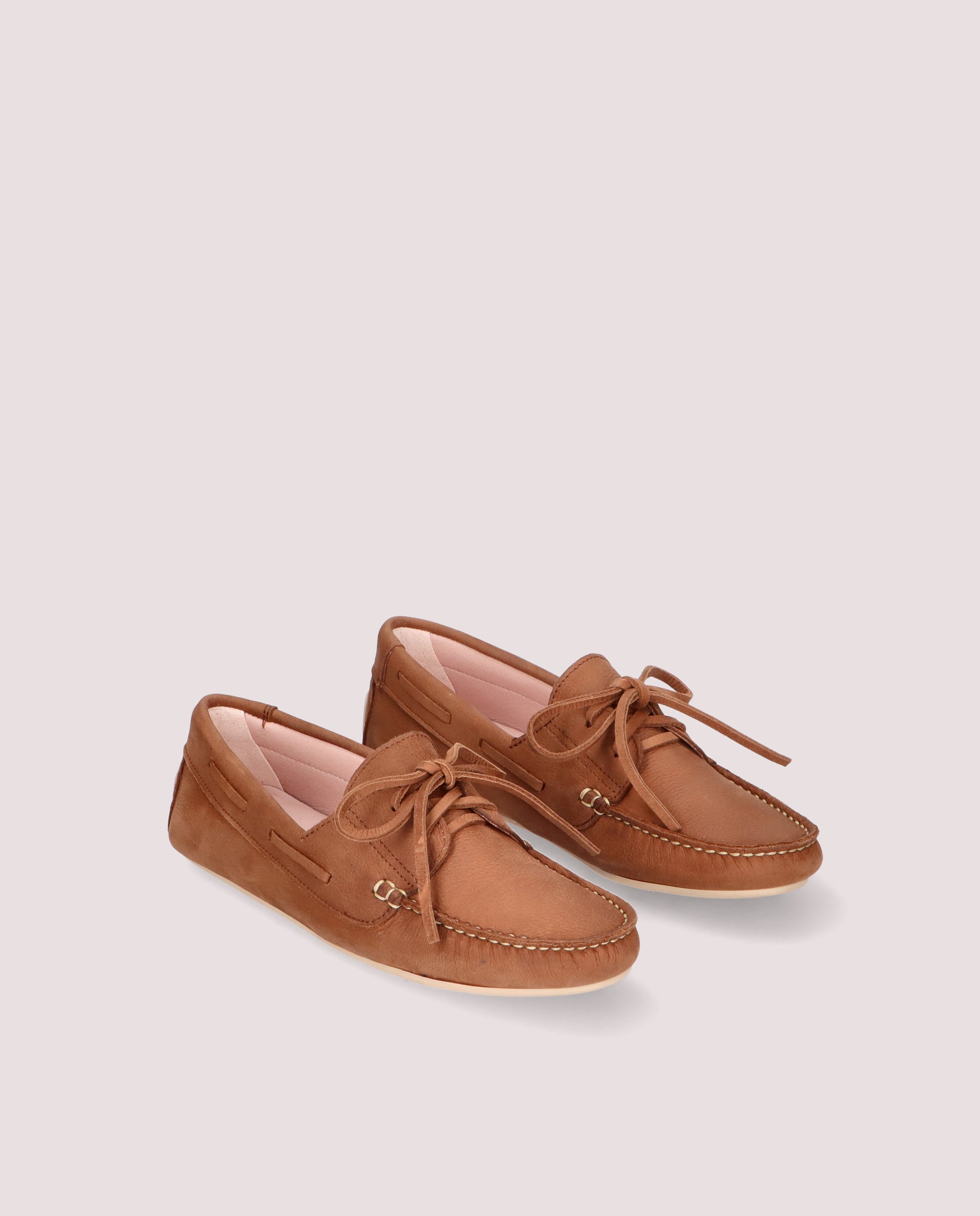 Mocasines Josephine Marrones Piel