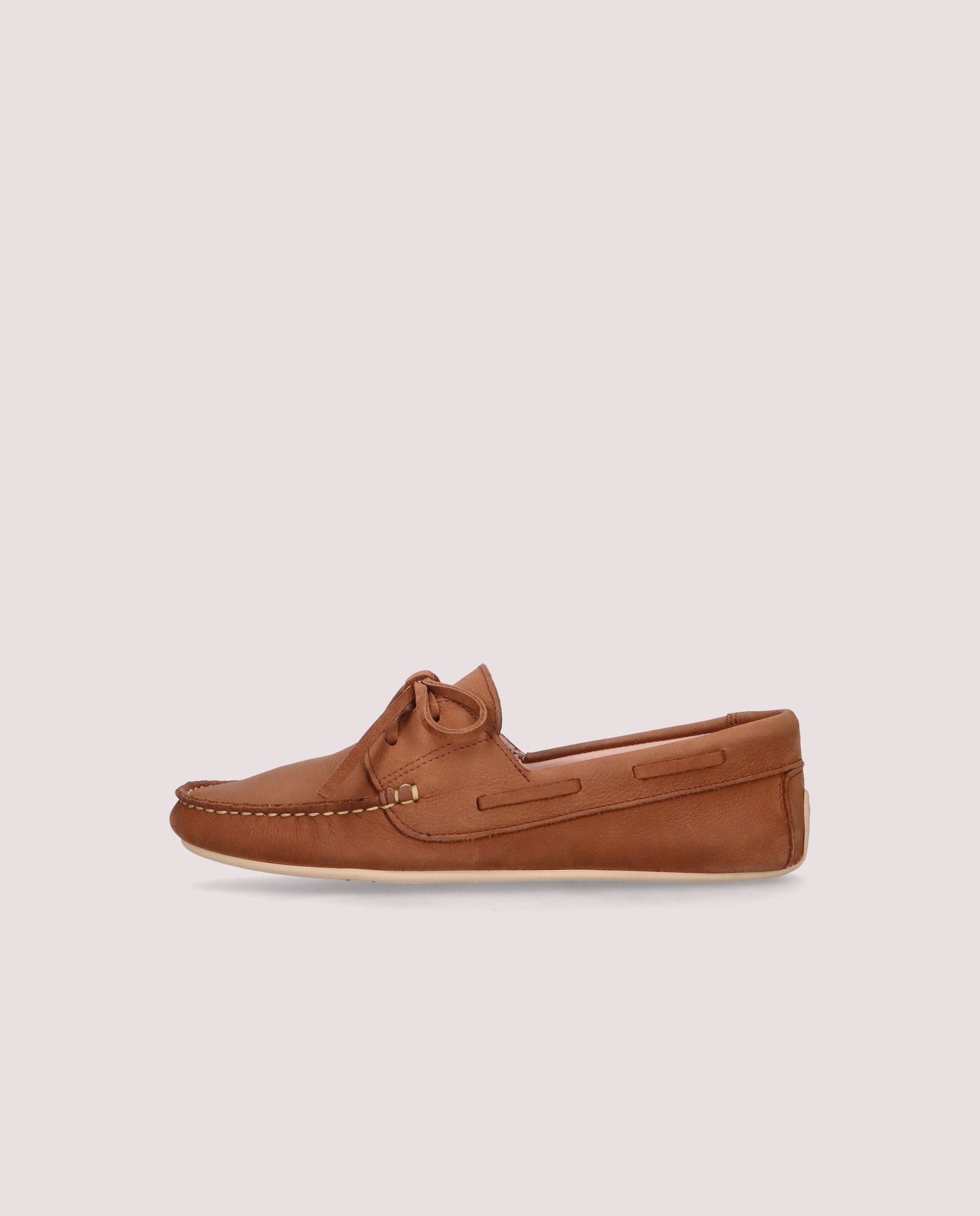 Josephine Brown Leather Loafers