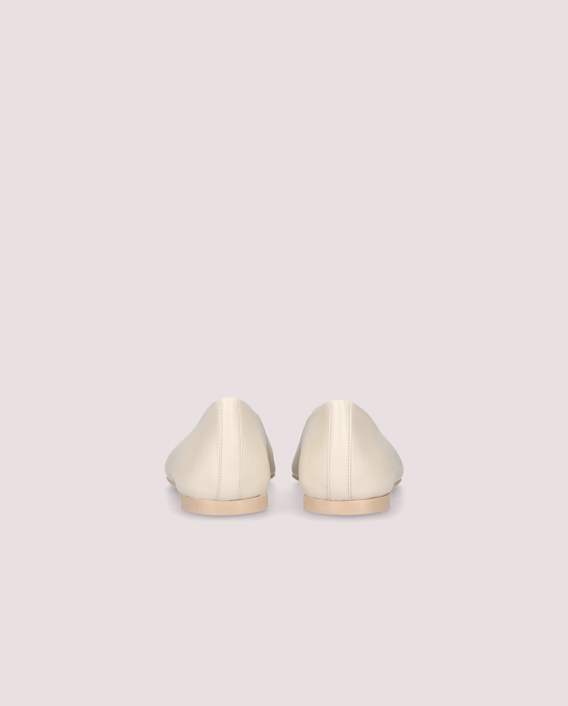 Camille Blancos Leather Ballerinas