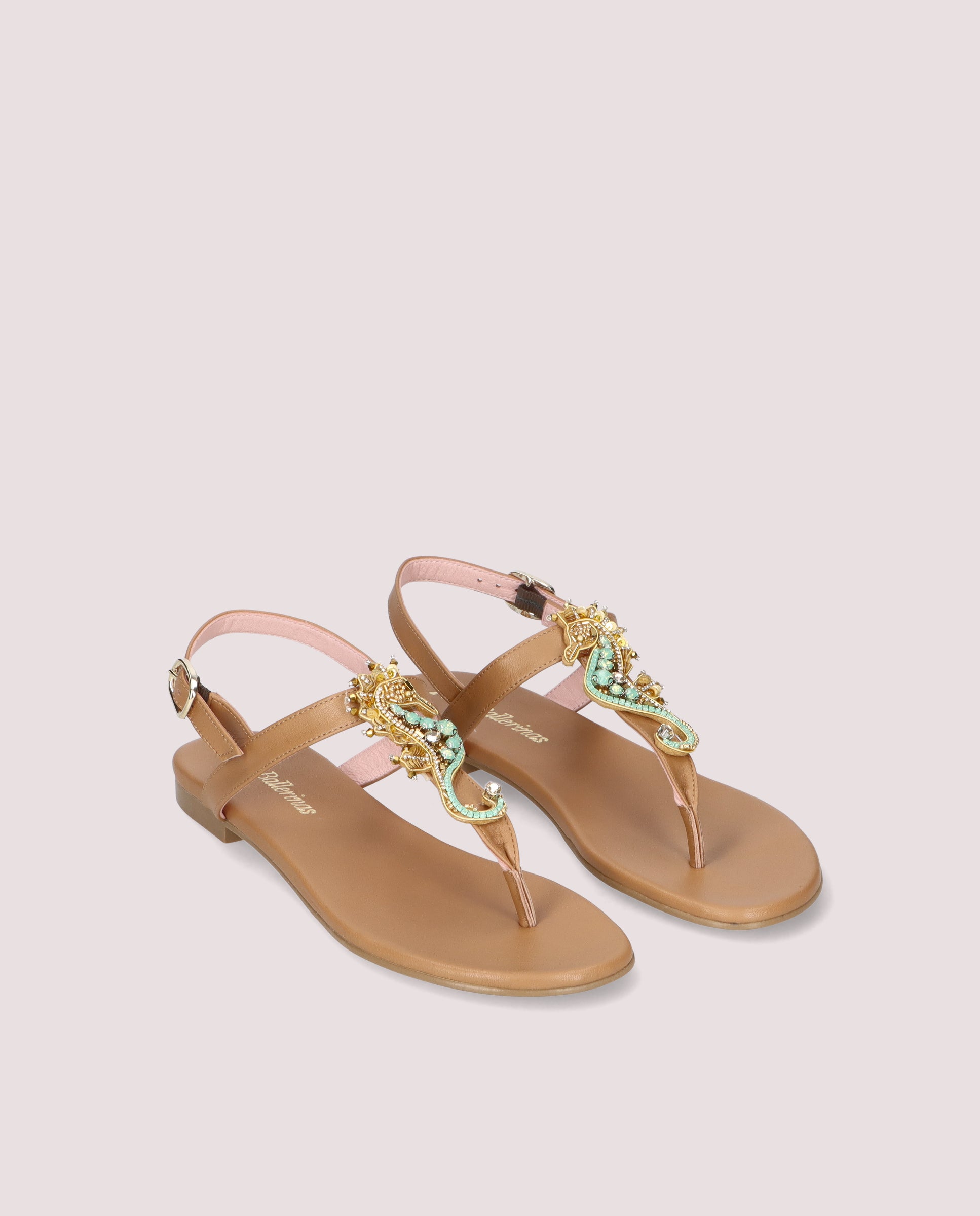 Sandalias Judy Marrones Piel