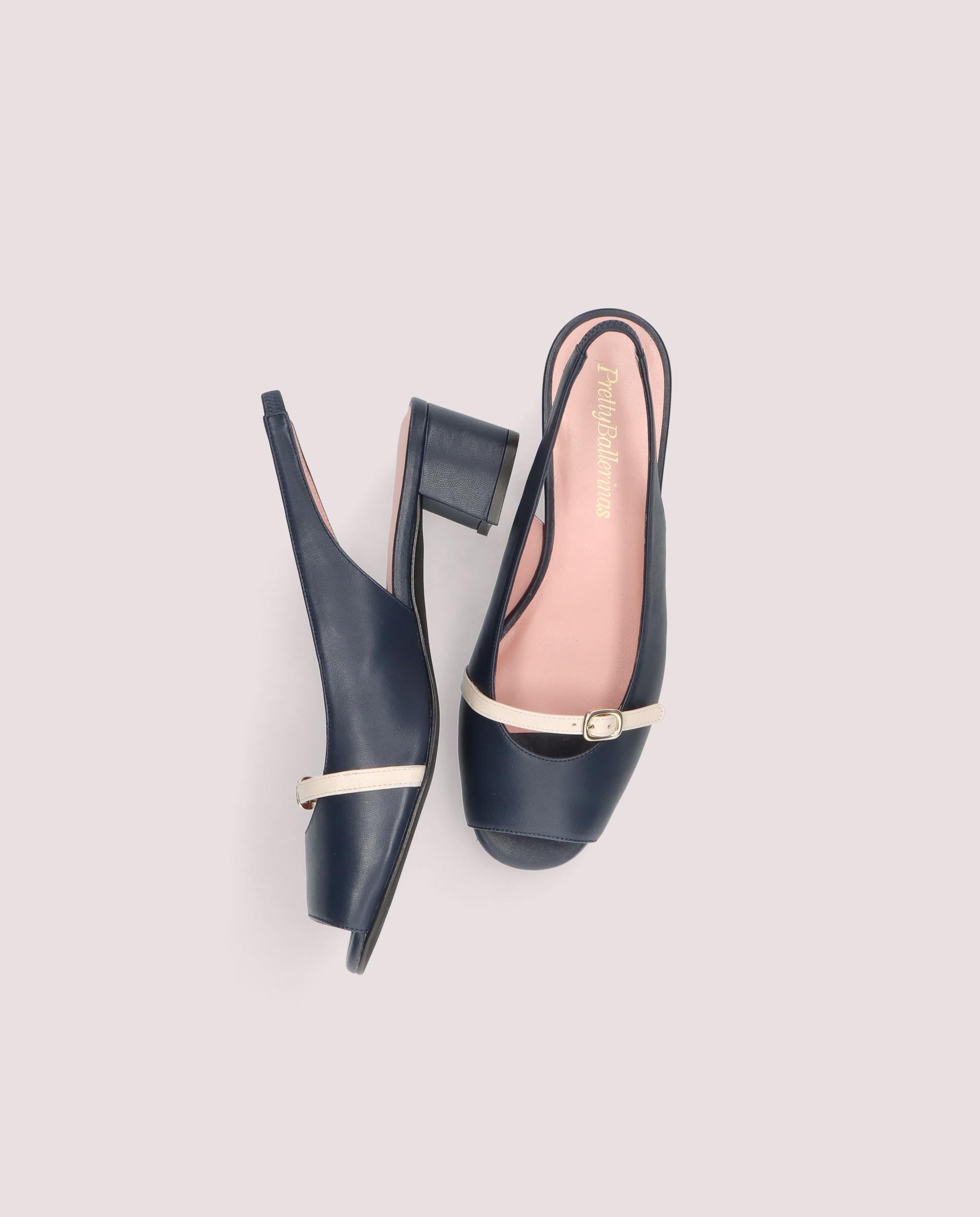Jenna Blue Leather Sandals
