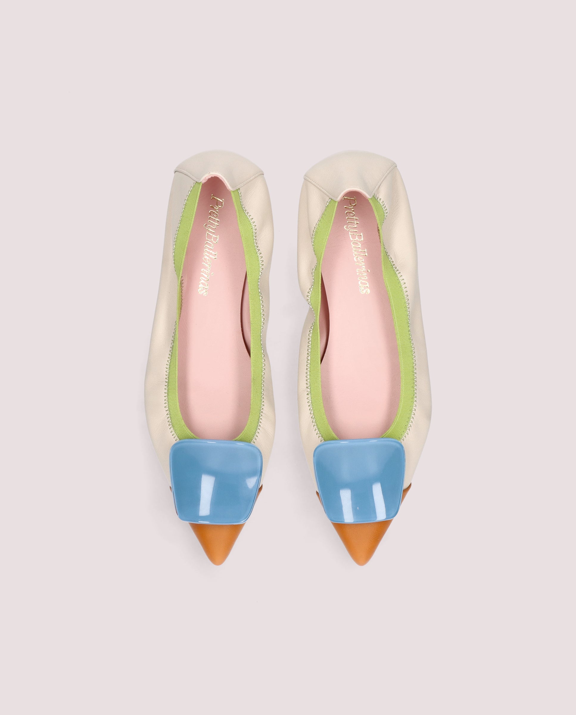 Bailarinas Paris Multicolores Piel