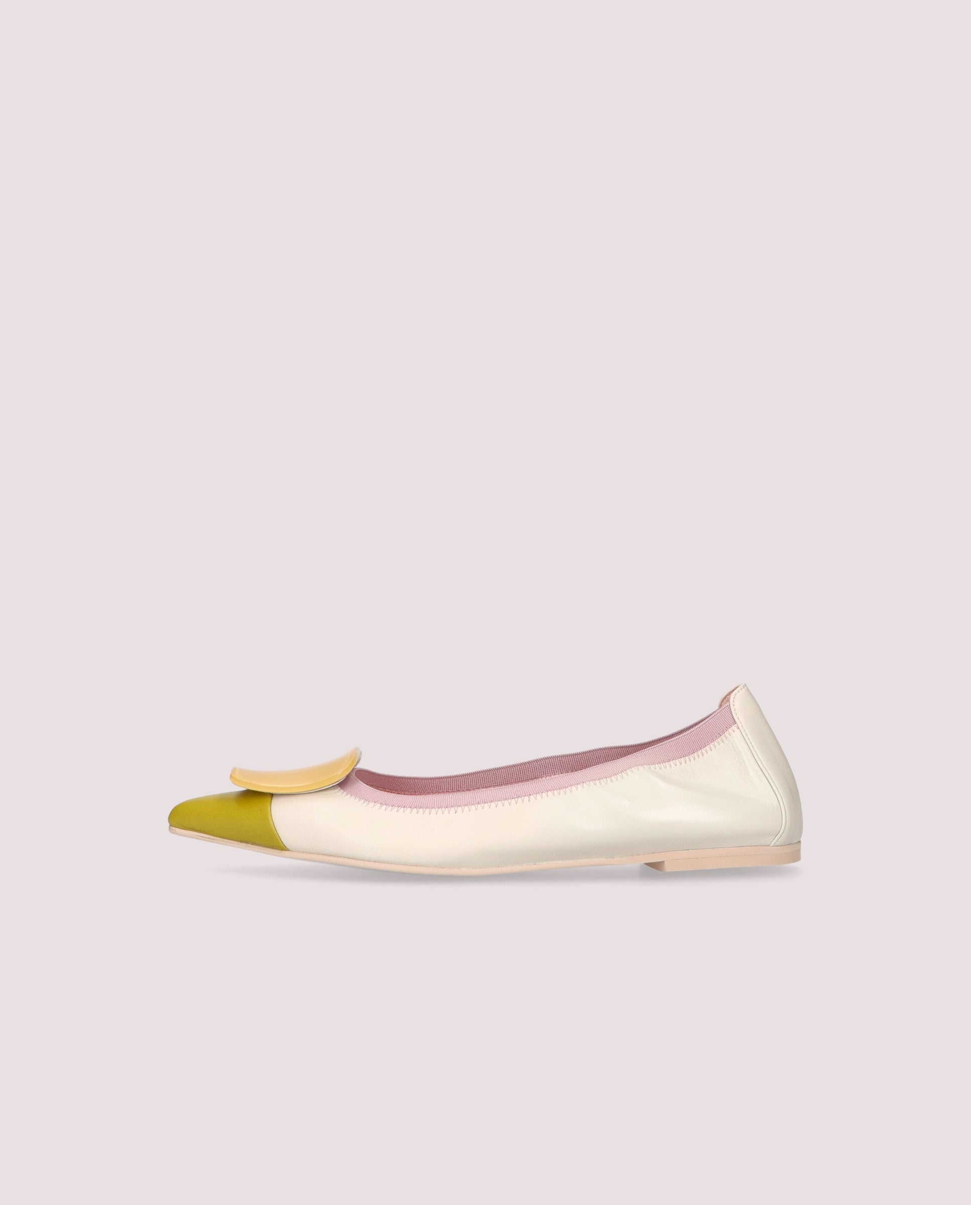 Paris Multicolor Leather Ballerinas