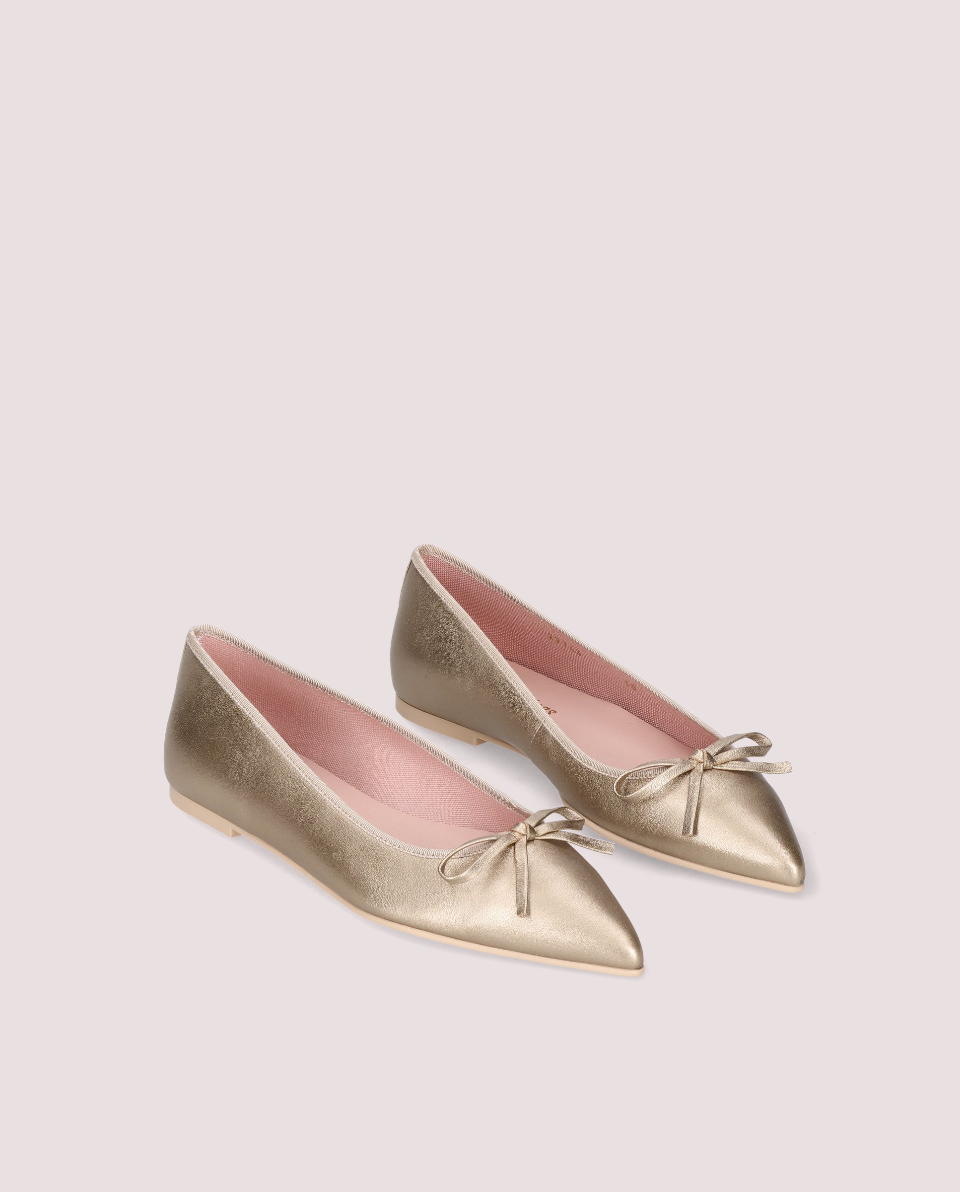 Bailarinas Paris Dorados Pieles metalizadas