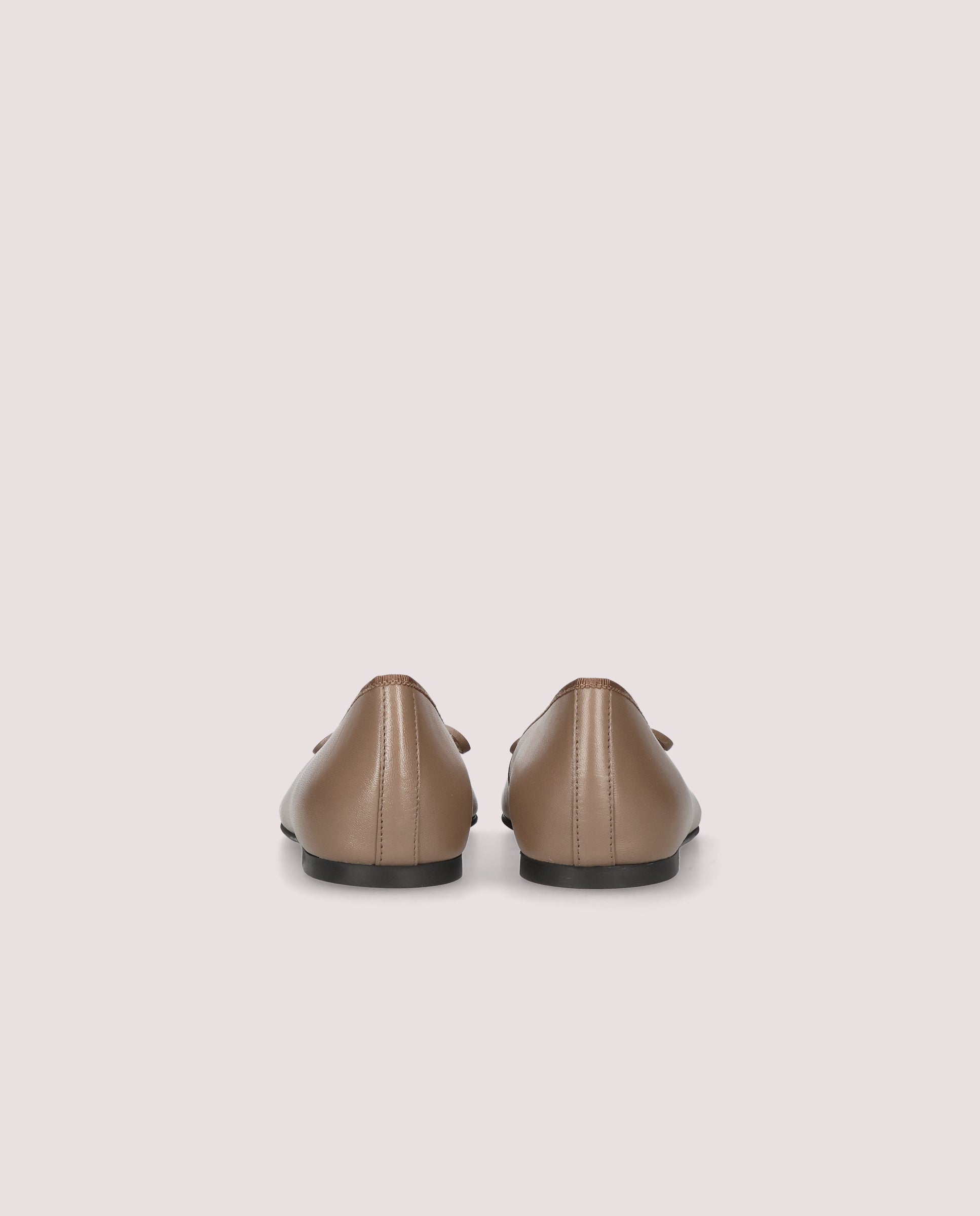 Paris Brown Leather Flats