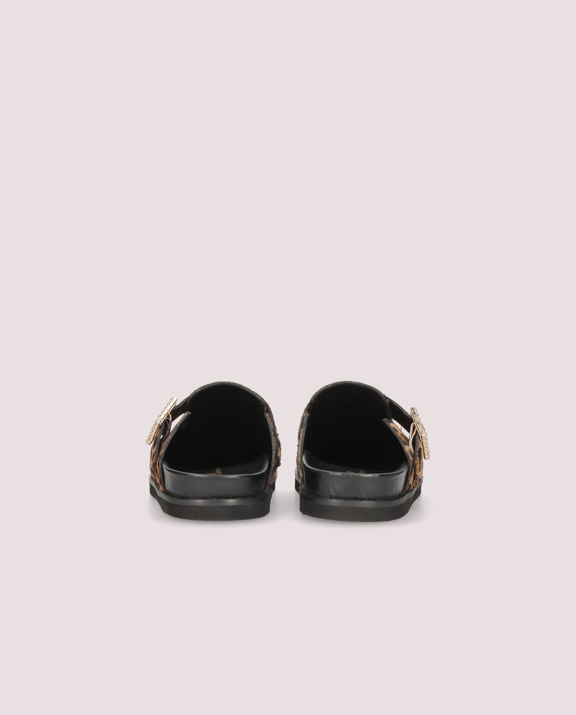 Belle Animal Print Pony Sandals