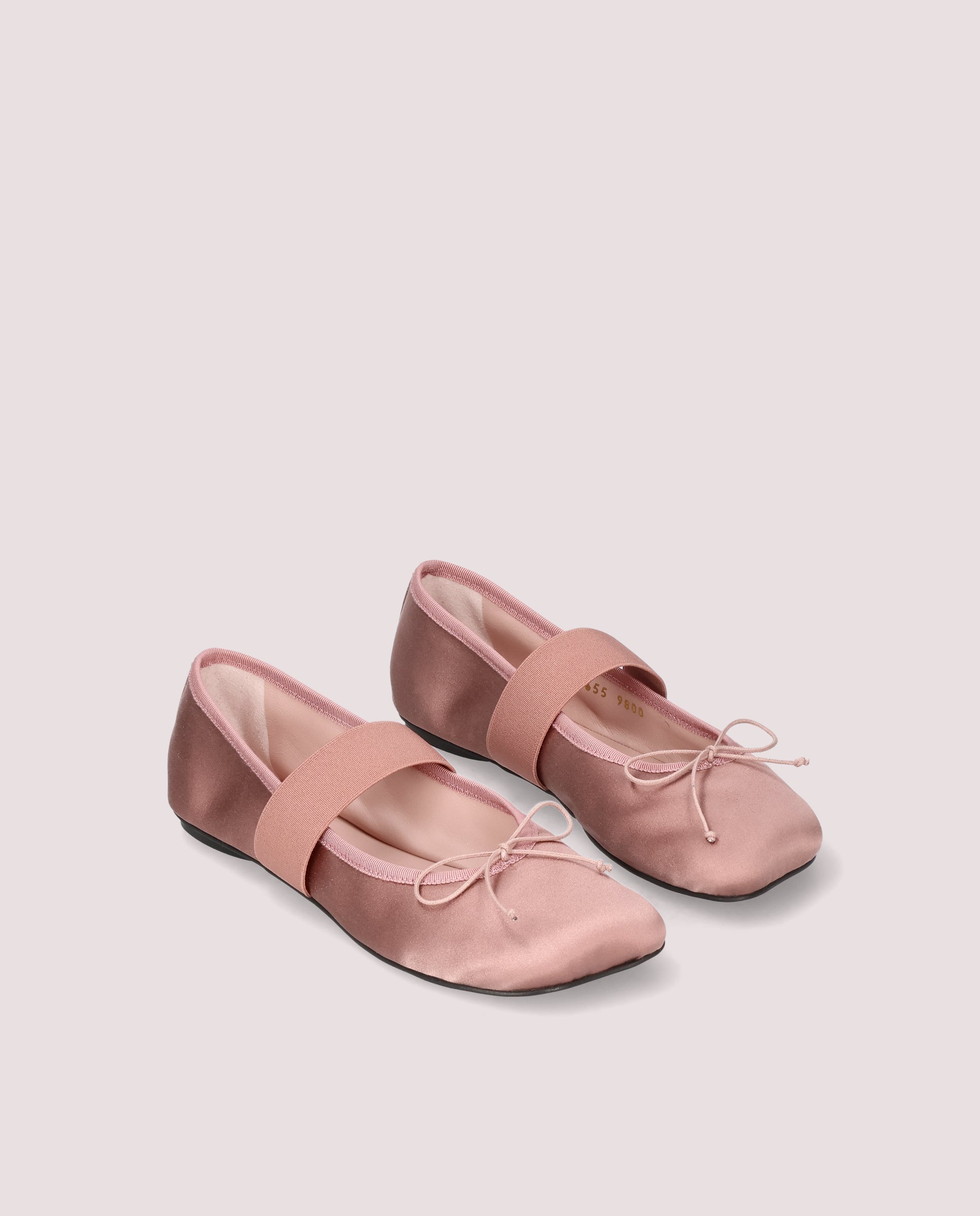 Yuma Pink Knitted Ballerinas