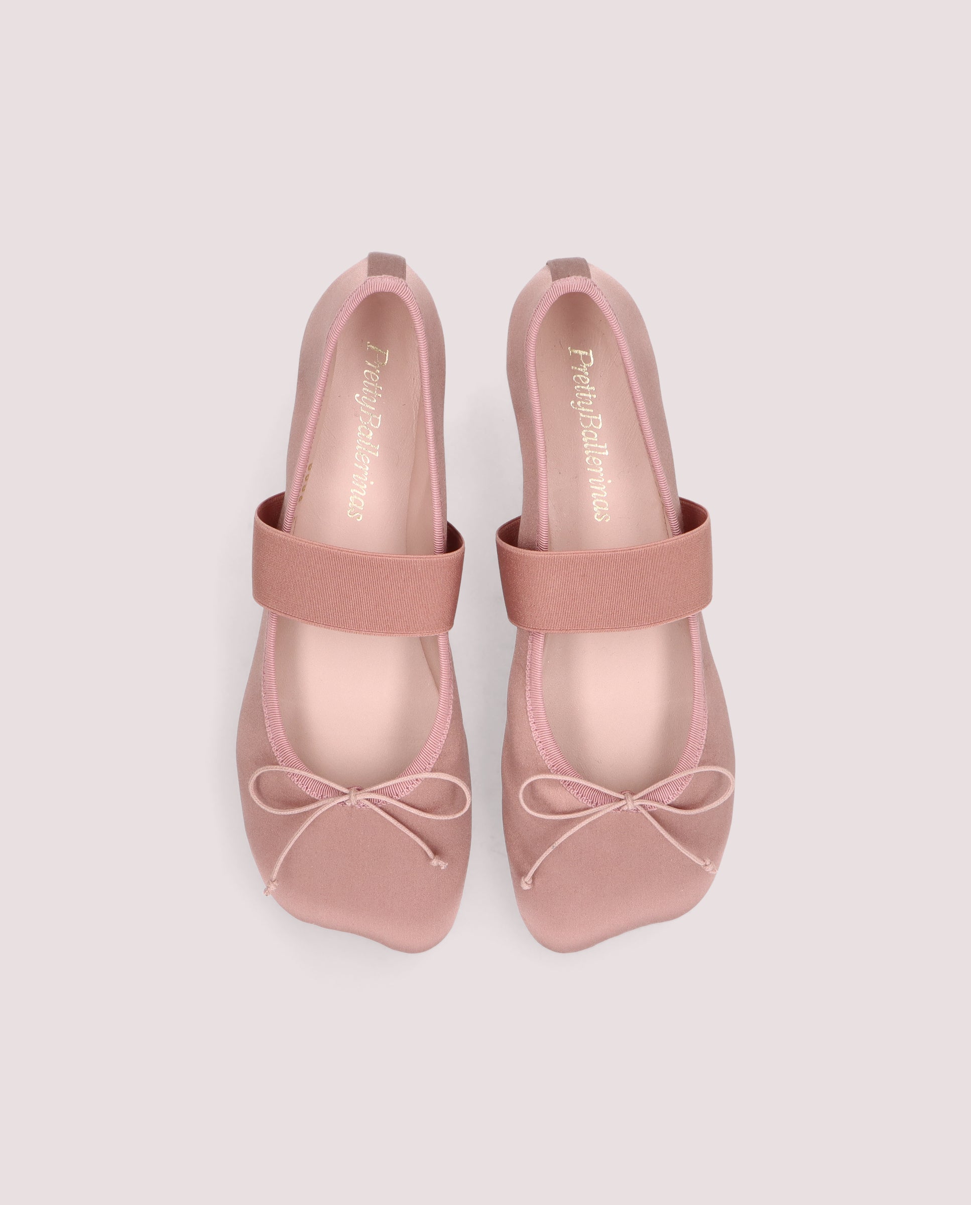 Yuma Pink Knitted Ballerinas
