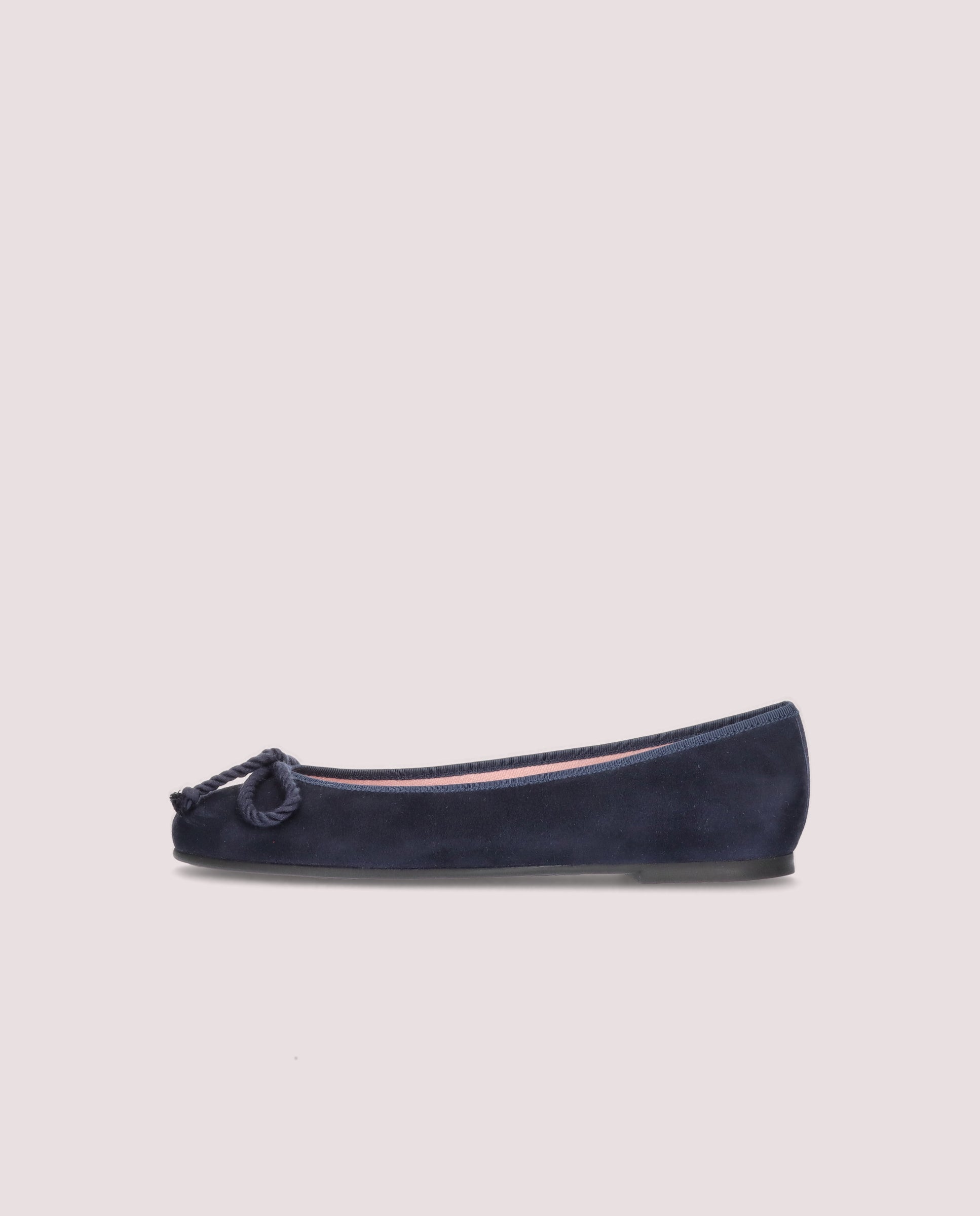 Rosario Blue Suede Ballet Flats